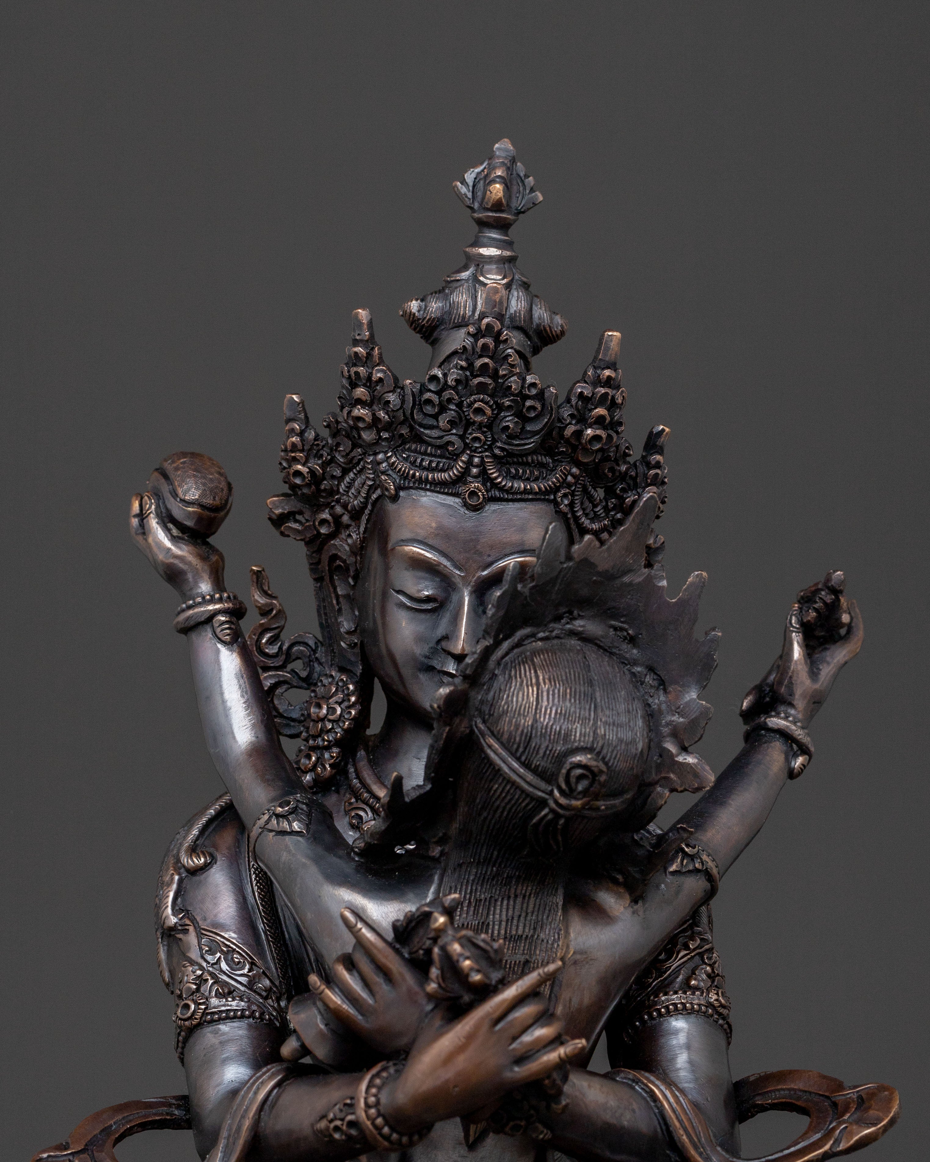 Vajradhara with Vajravani Spiritual Statue | Altar Decor
