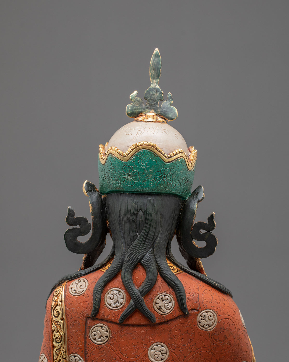 Guru Rinpoche Sacred Figurine | Copper Sculpture
