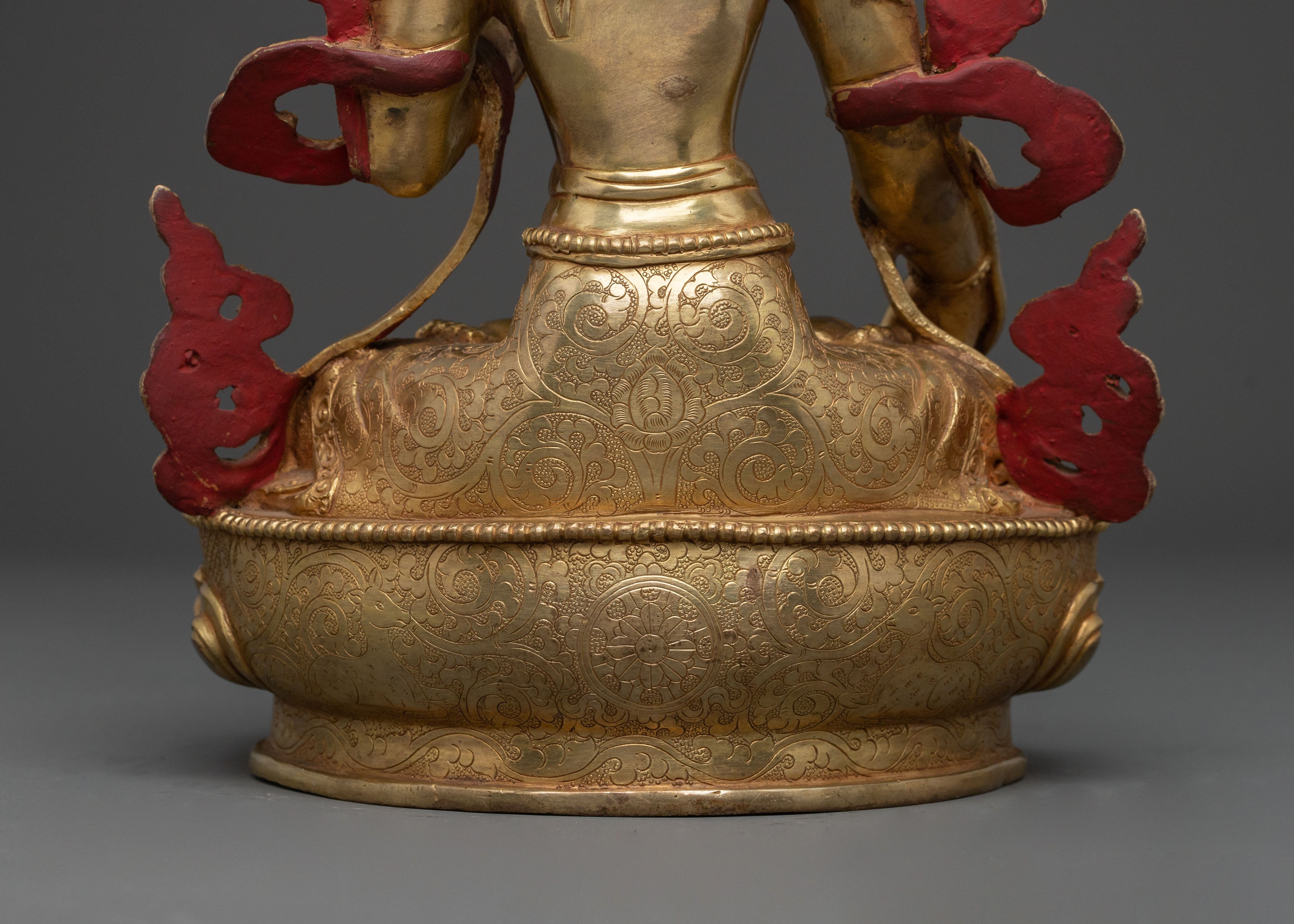Handcrafted White Tara Statue | Spiritual Figurine