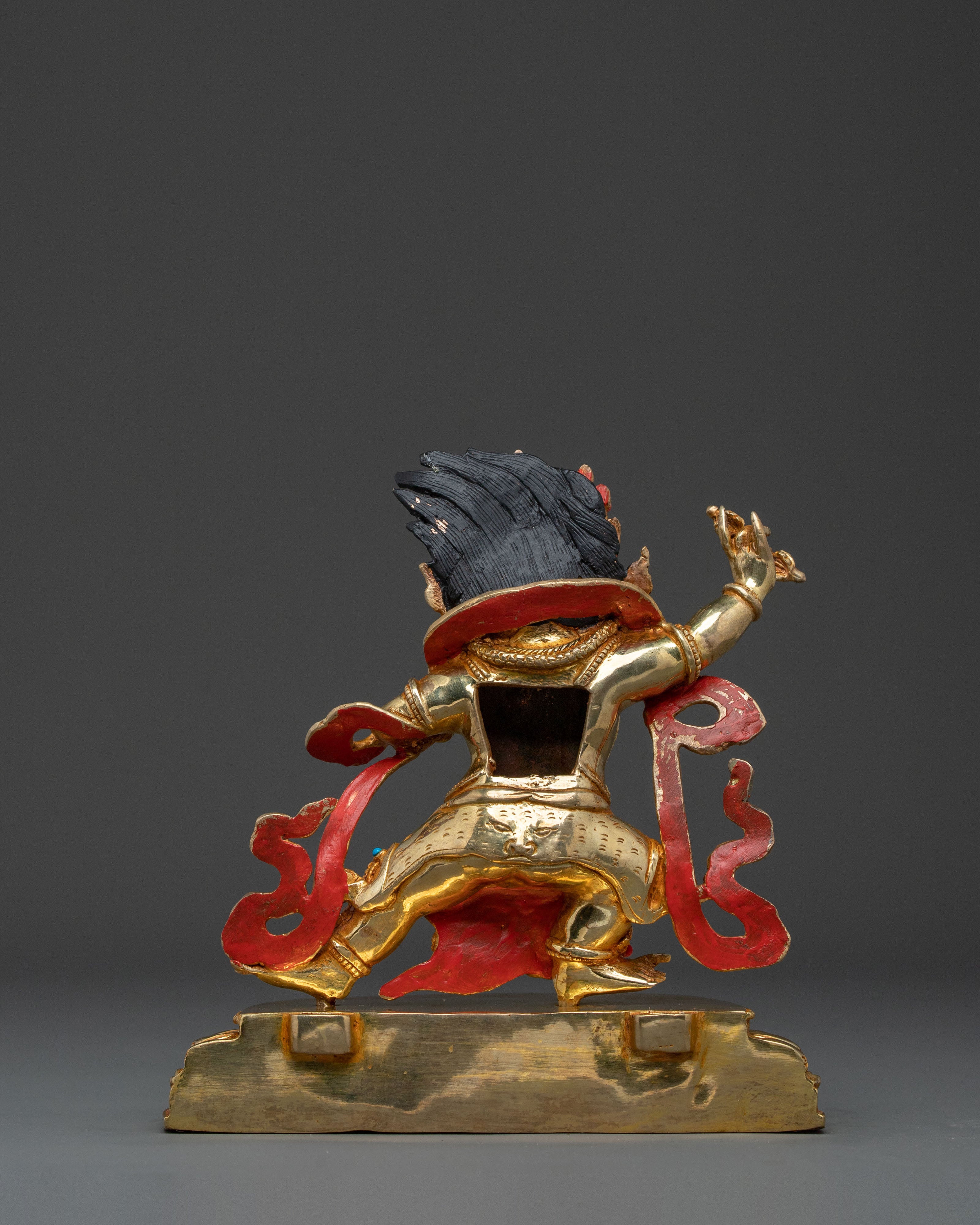 Protector Figure: Vajrapani 24k Gold Gilded Statue