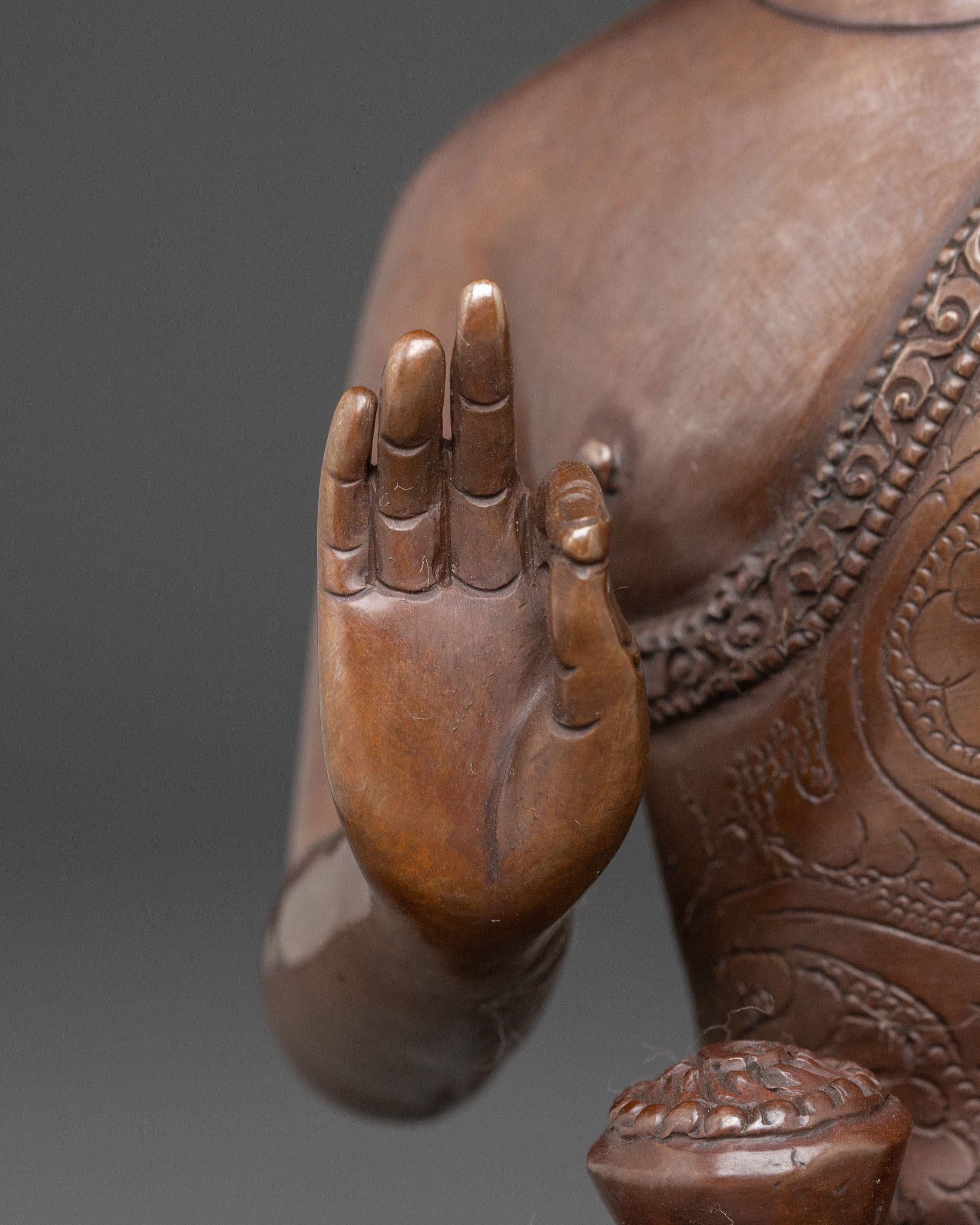 Amongasiddhi Oxidized Copper Body Statue | Protector of the North