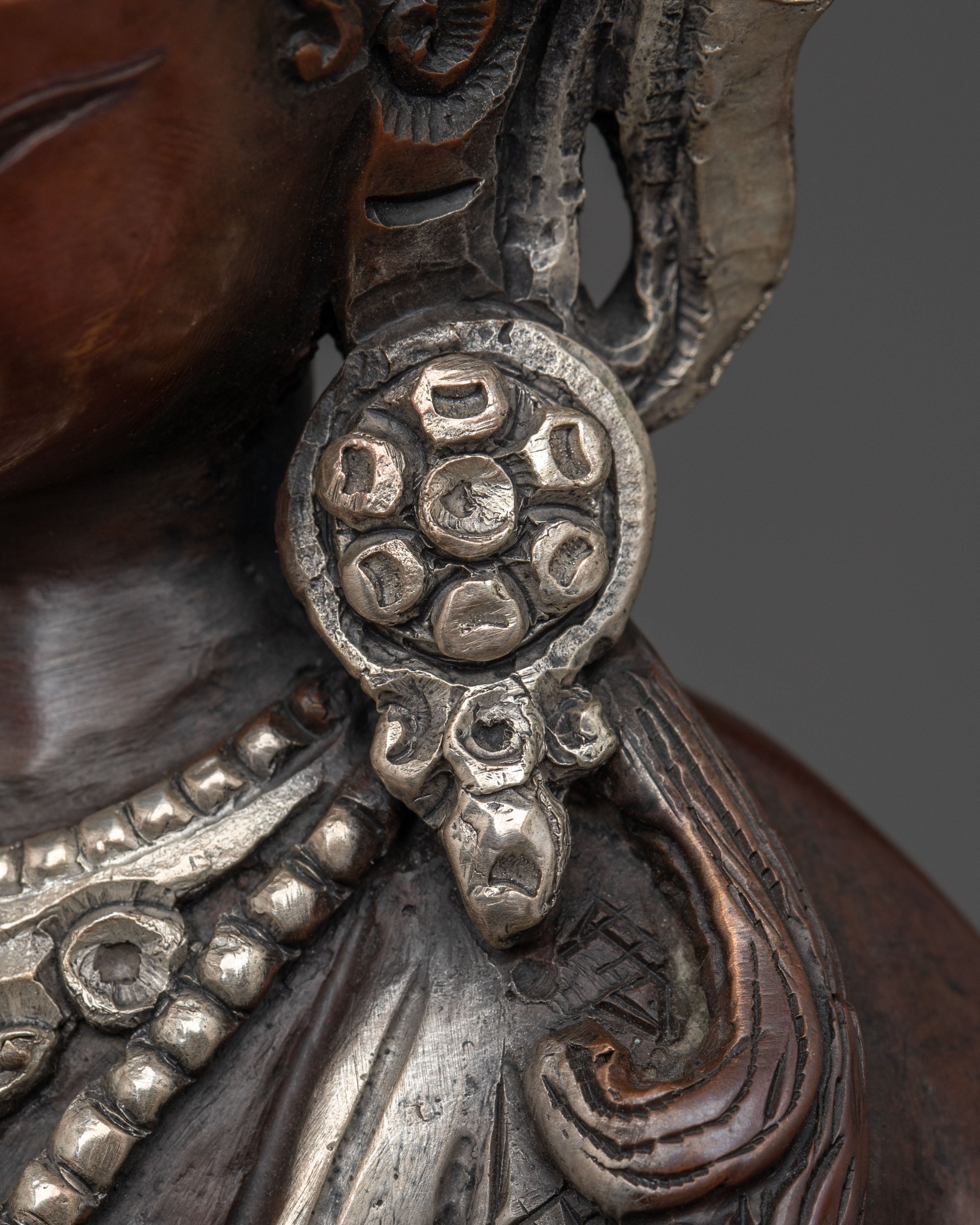 Wealth Goddess Laxmi Copper Statue | Handcrafted Spiritual Decor