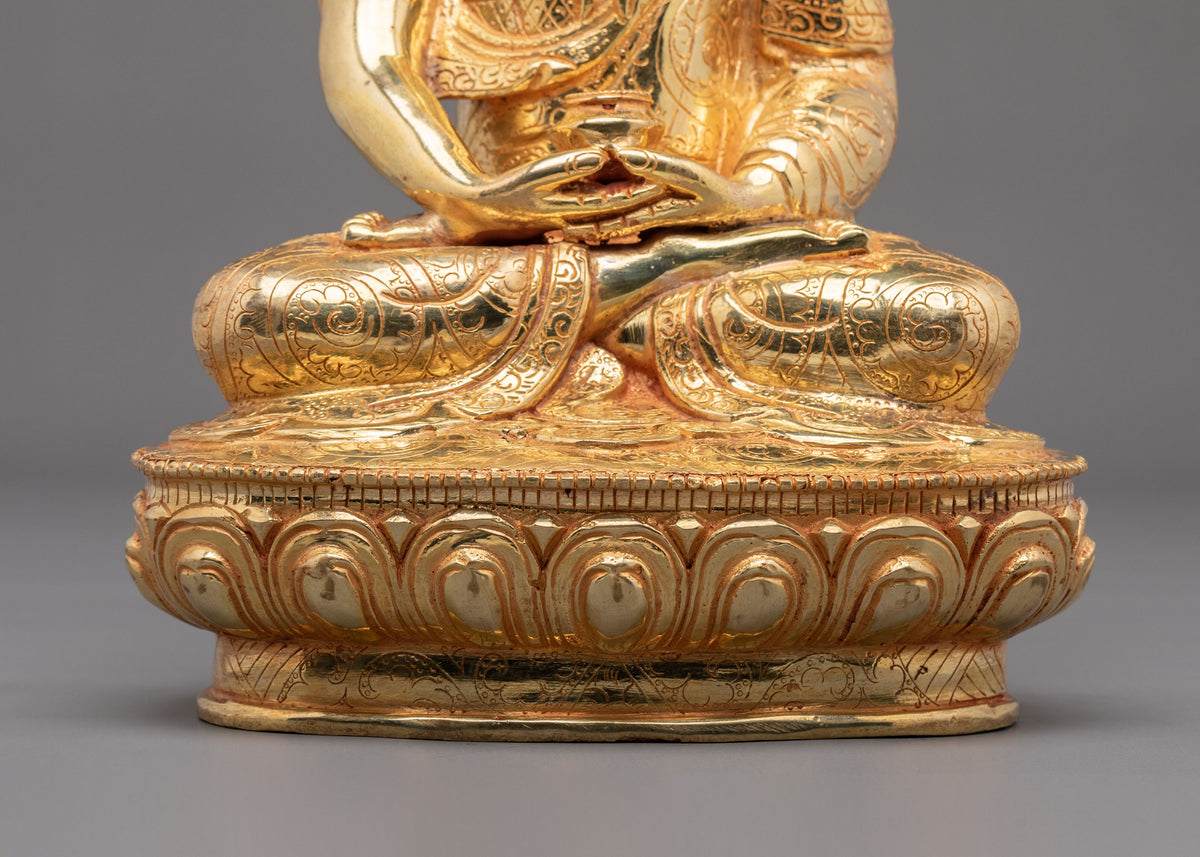 Handmade Amitabha Buddha Copper Sculpture
