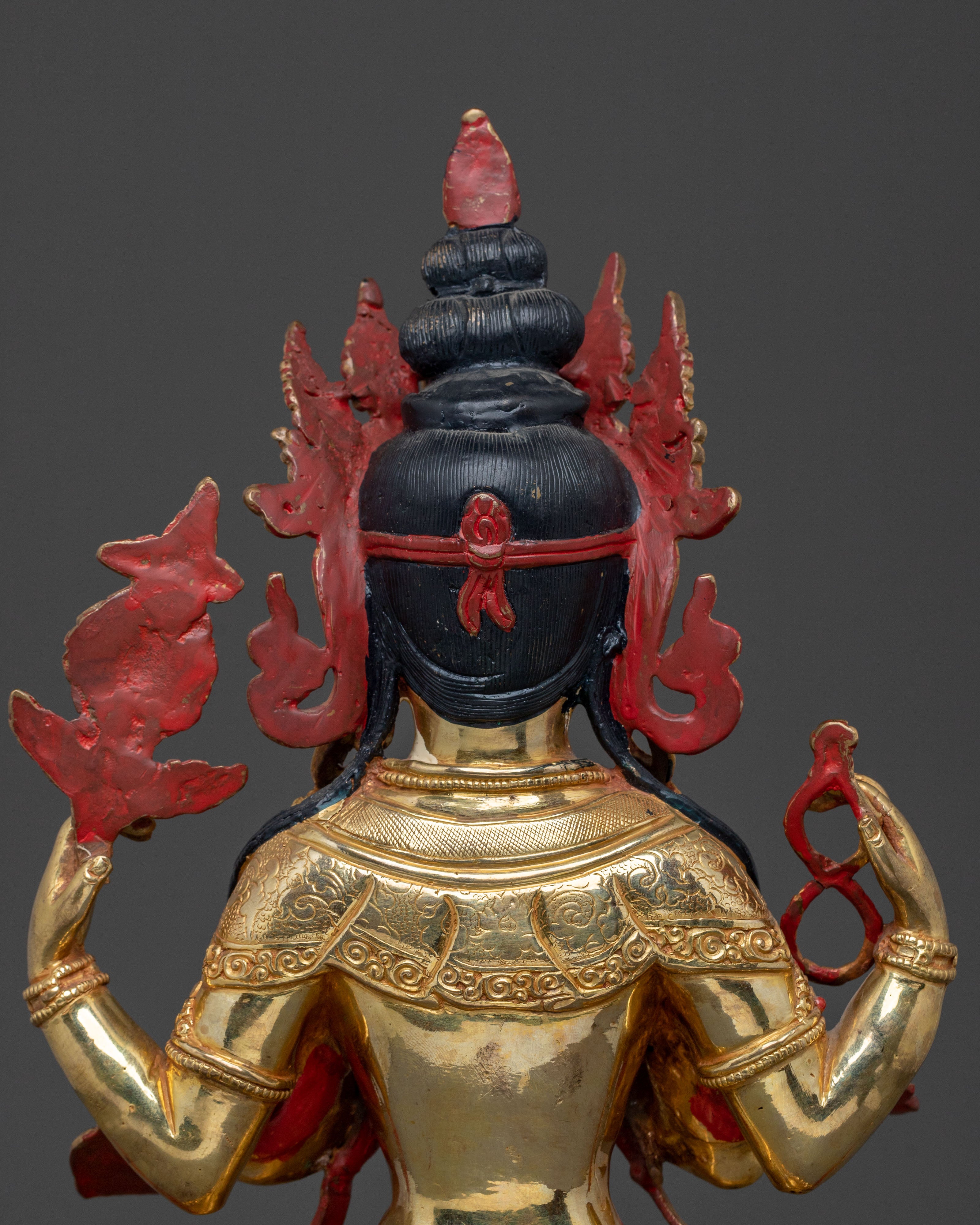 Chenrezig Spiritual Sculpture: Compassionate Protector