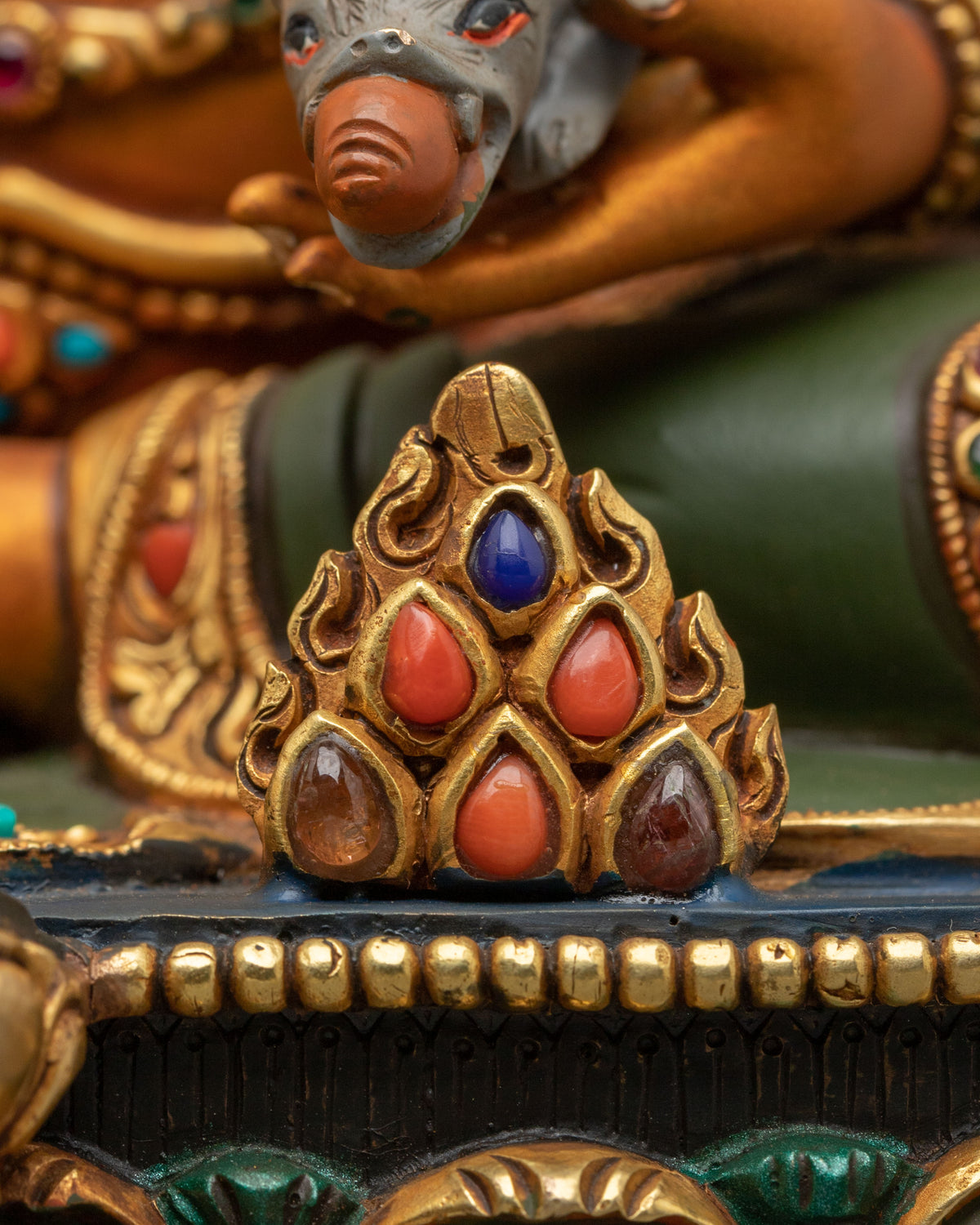 Jambhala Divine Sculpture | Tibetan Wealth God