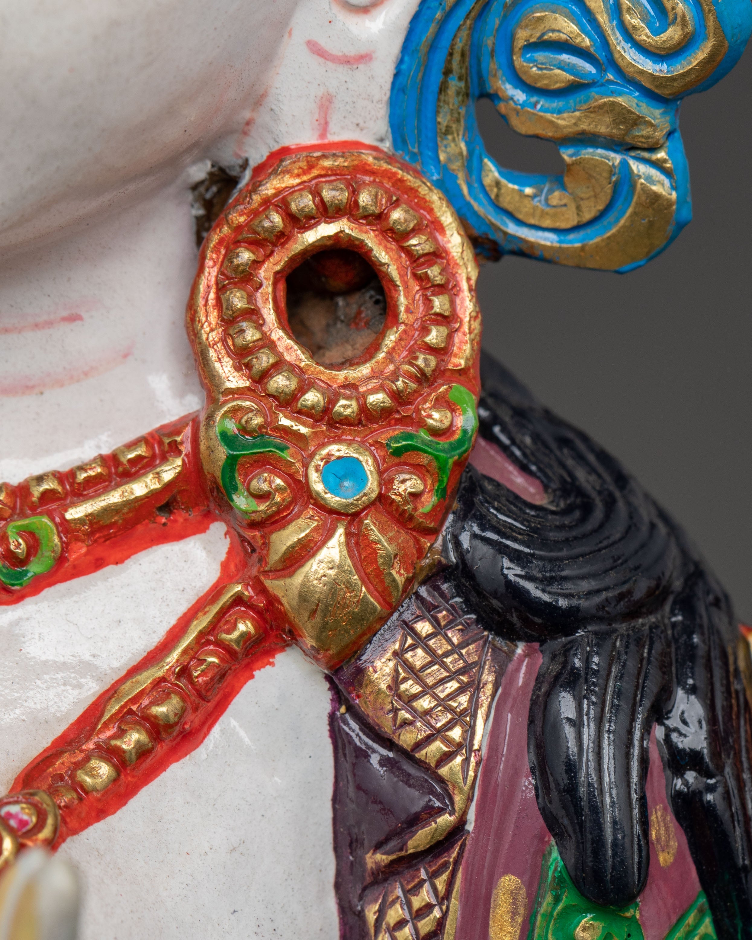 White Tara Golden Buddhist Statue | Sita Tara - Female Buddha