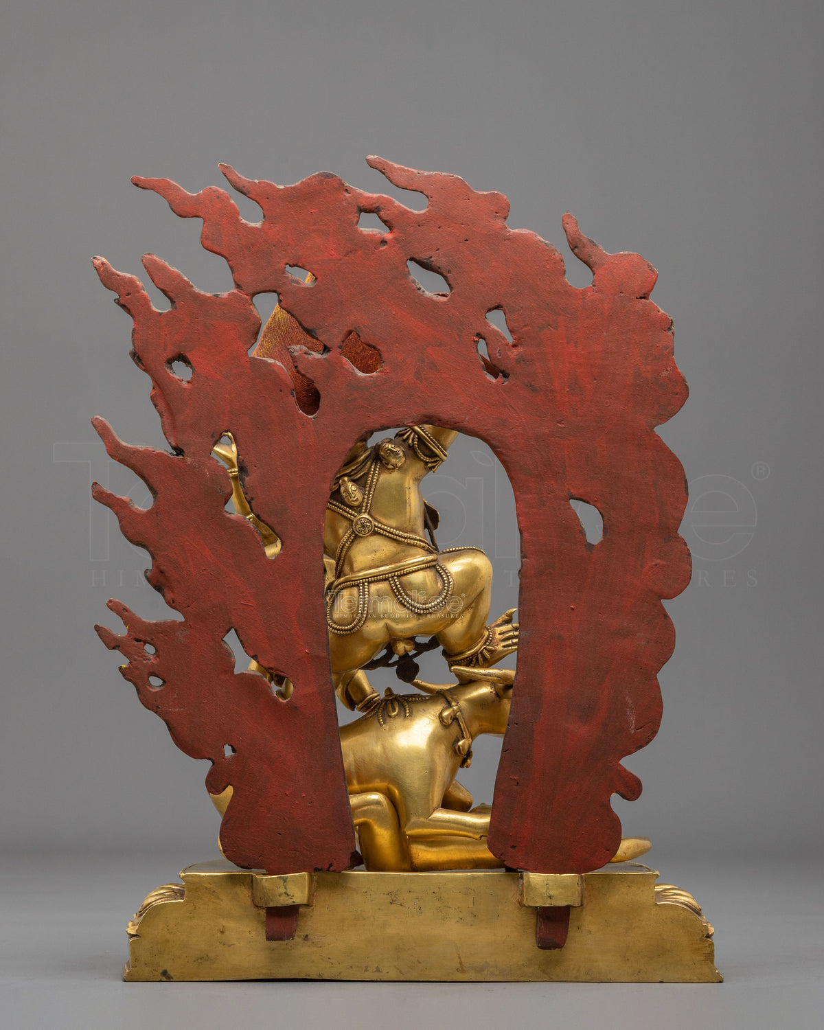Yama Dharmaraja Sculpture | Tibetan Protector Figurine