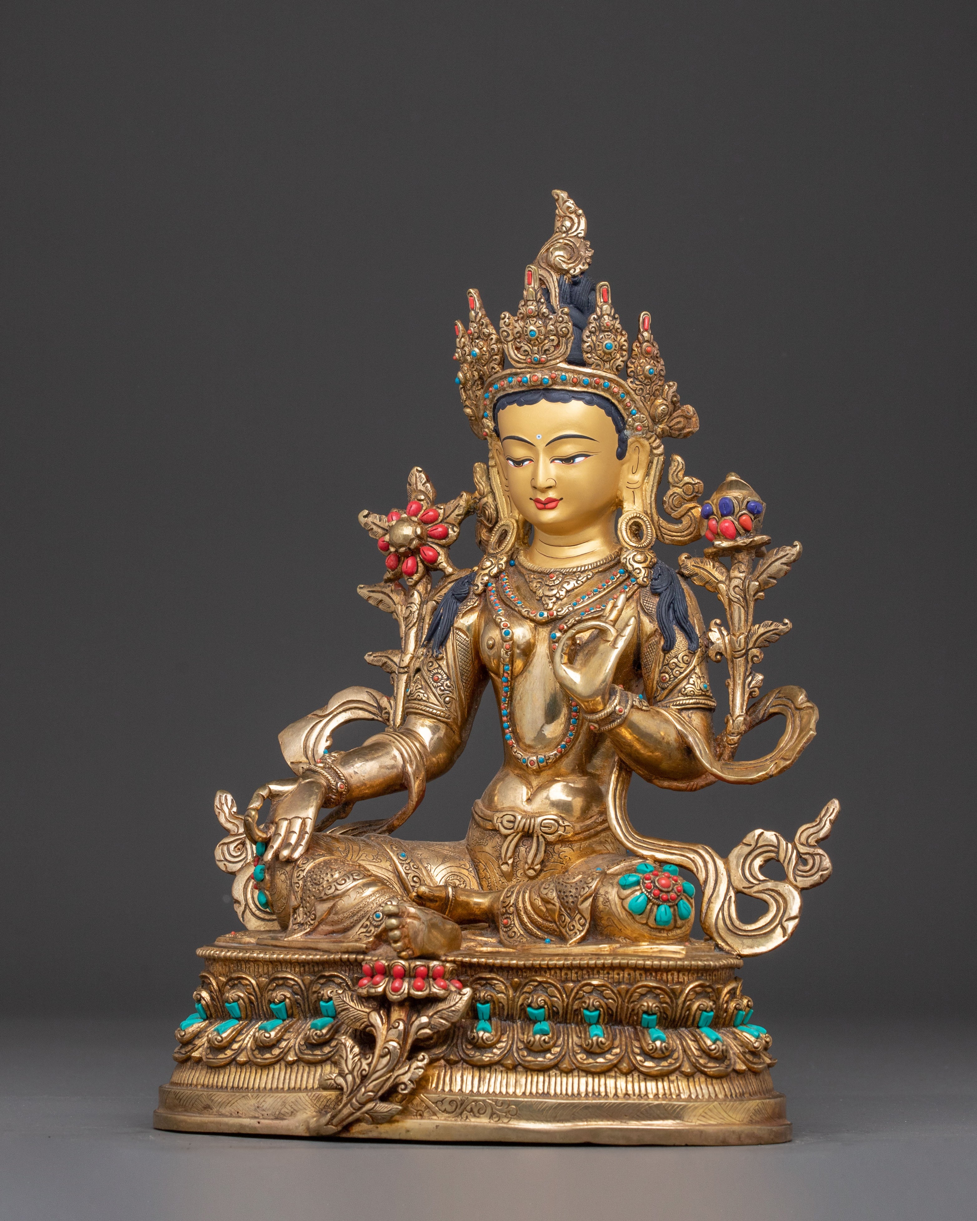 Sacred Shyama Tara Statue | Green Tara: Mother of Buddhas