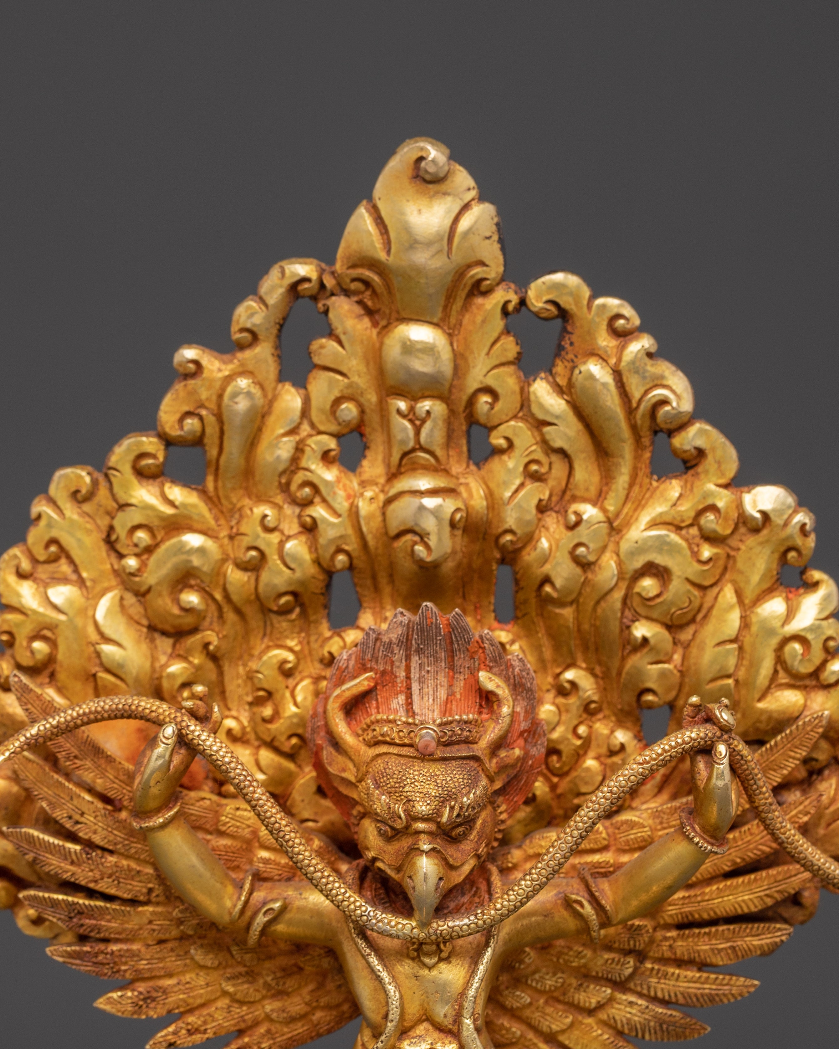 Handcrafted Garuda Statue: Protector Deity of Vajrayana