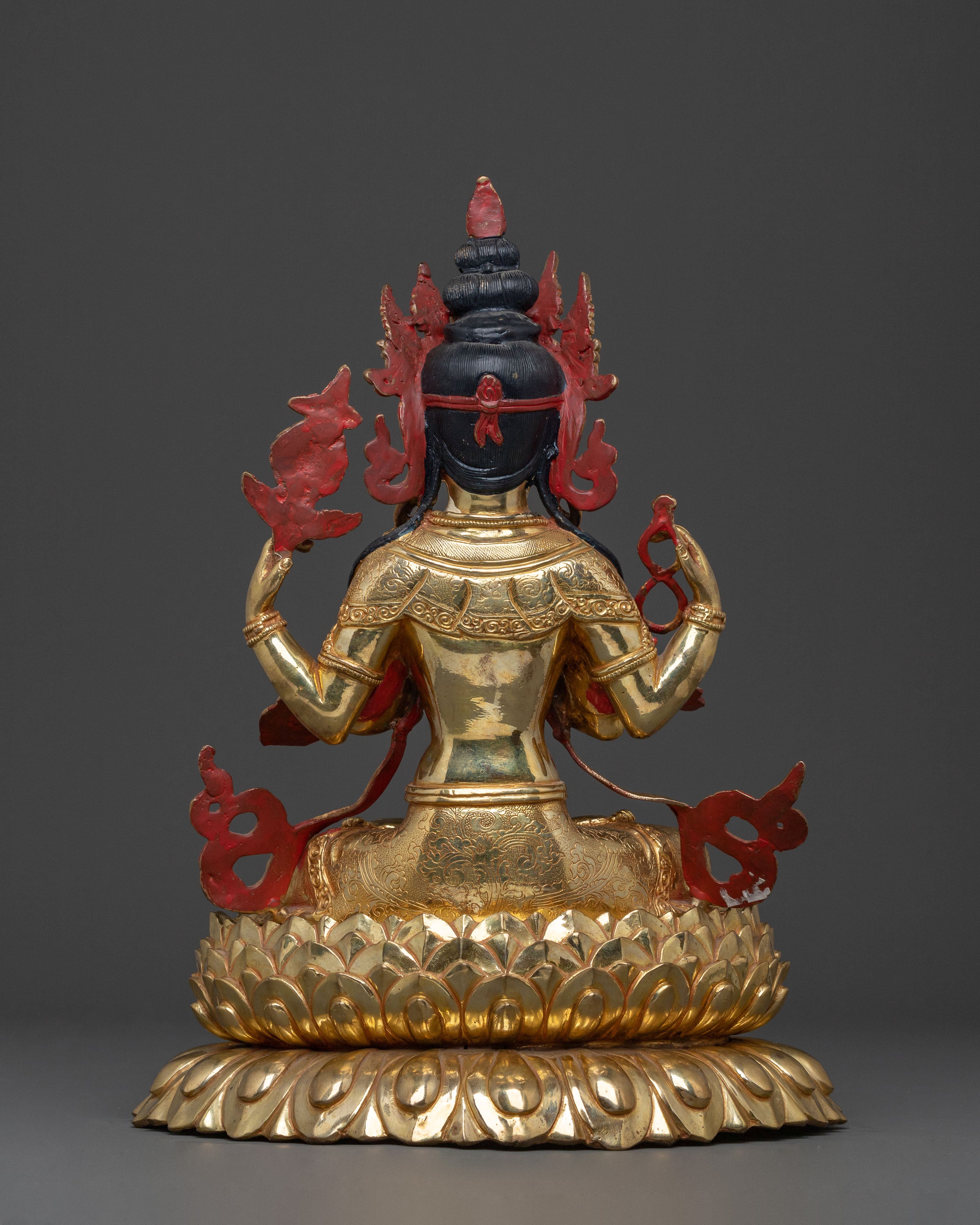Chenrezig Spiritual Sculpture: Compassionate Protector