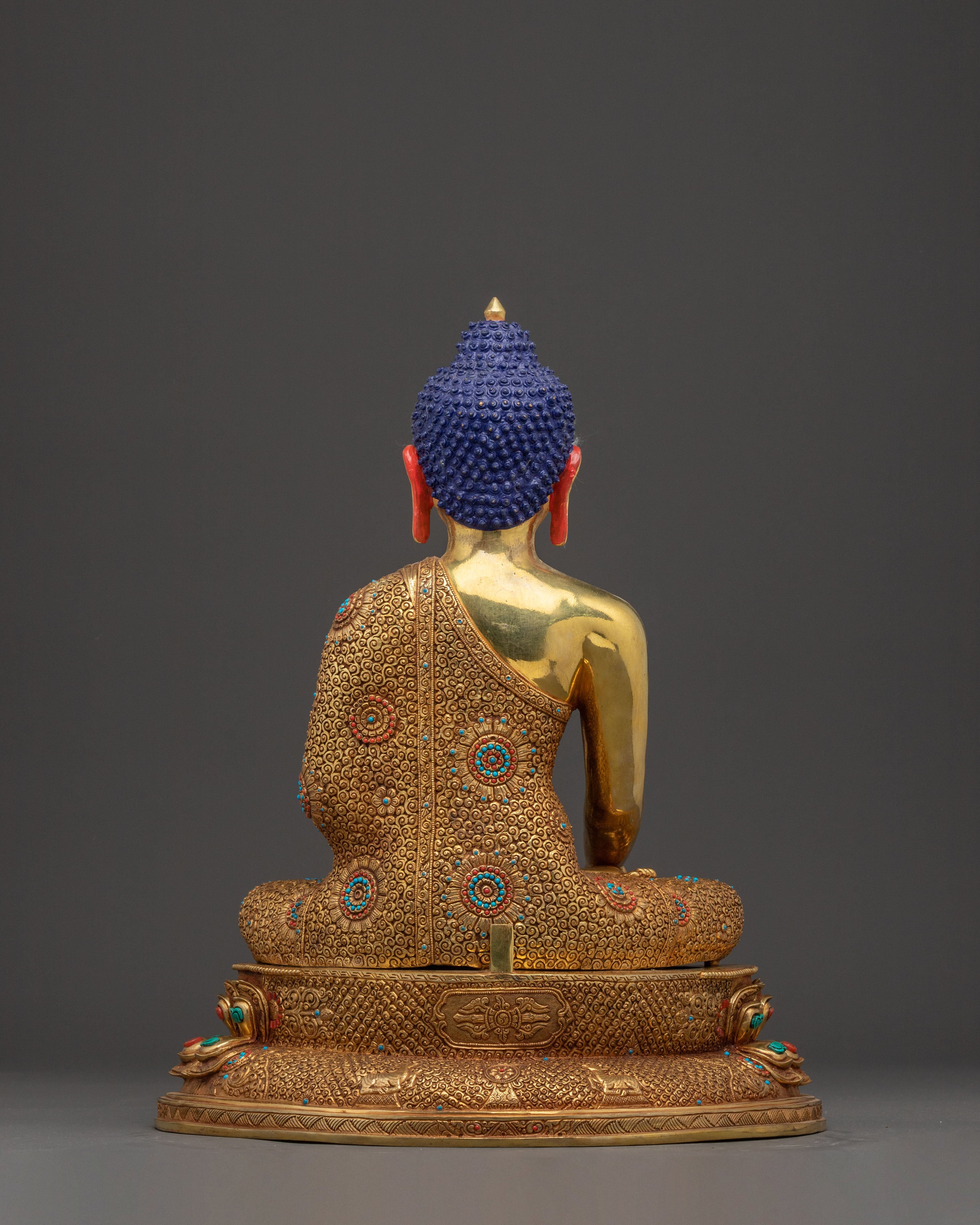 Golden Shakyamuni Buddha Enlightenment Statue