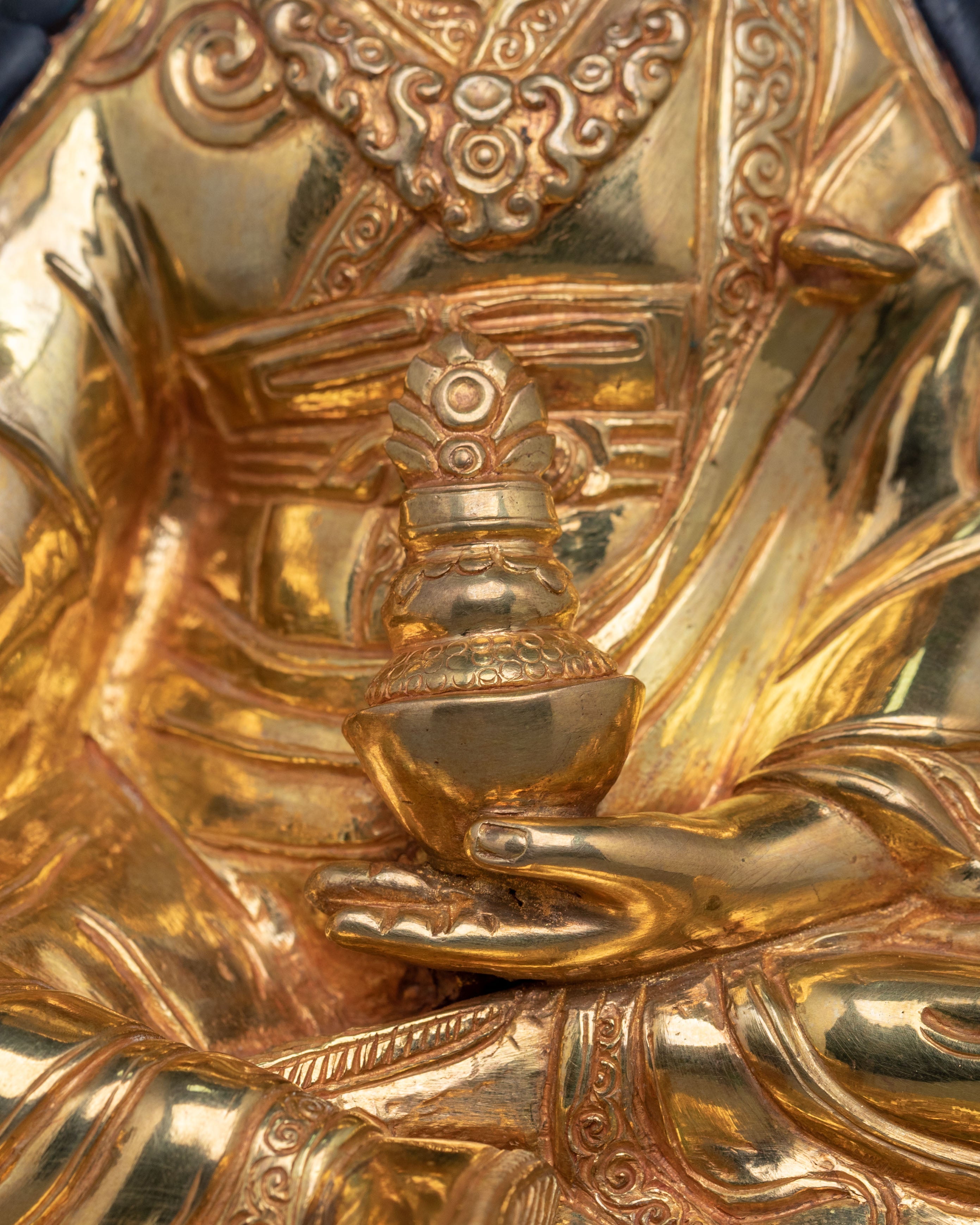 Tibetan Guru Padmasambhava Sculpture