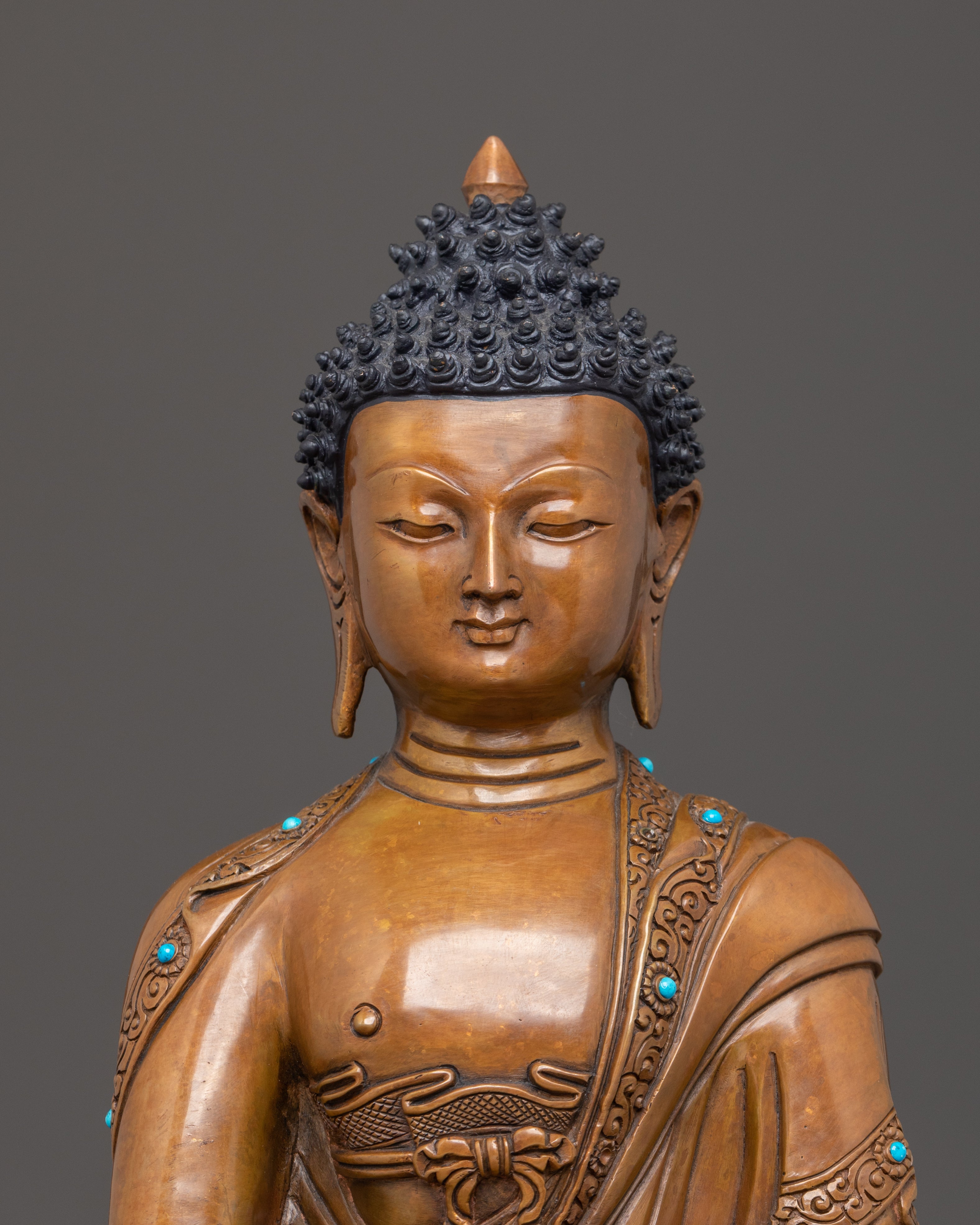 Handmade Statue of Amitabha Buddha for Altar Decor