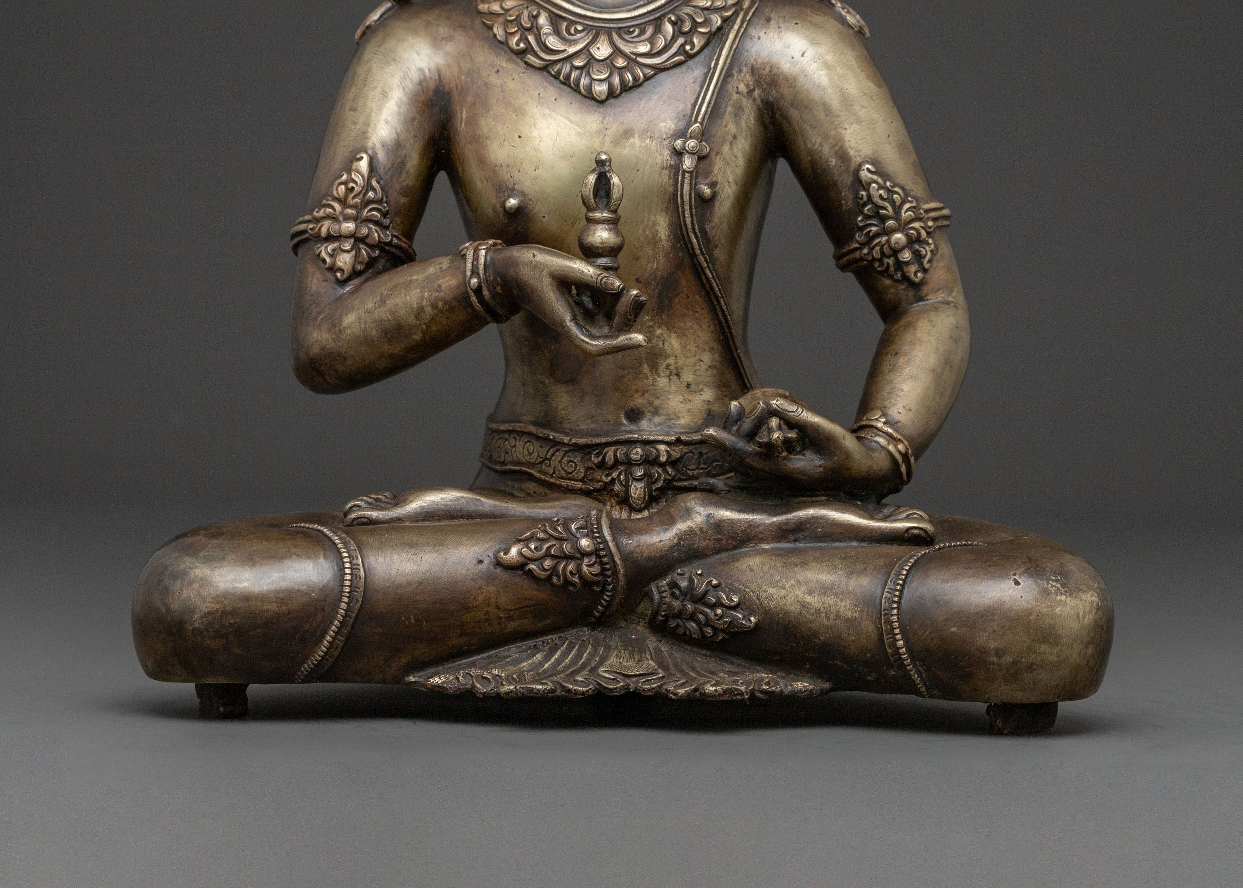 Vajrasattva Bronze Statue for Spiritual Space