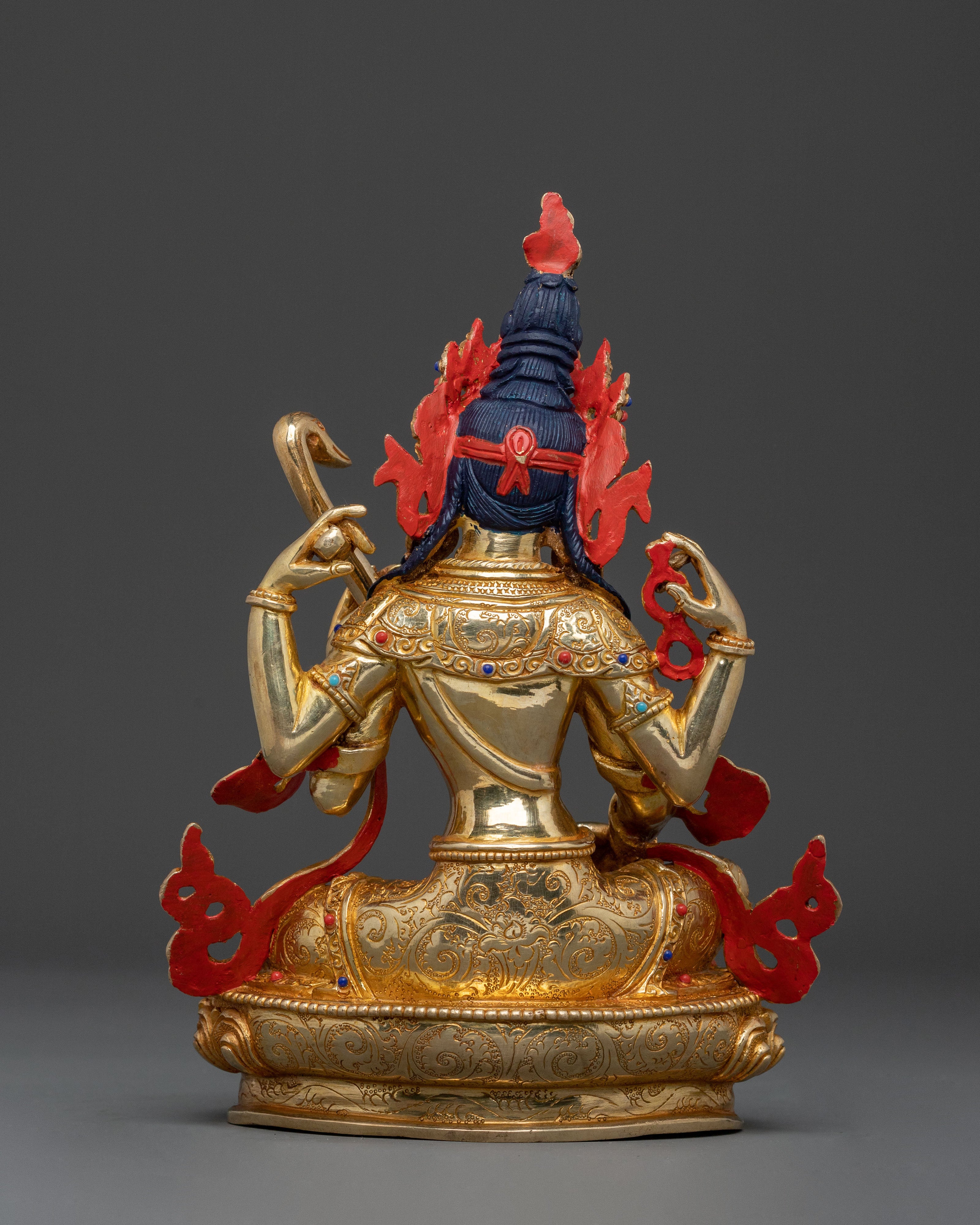 Saraswati Goddess Sculpture: Knowledge Figurine