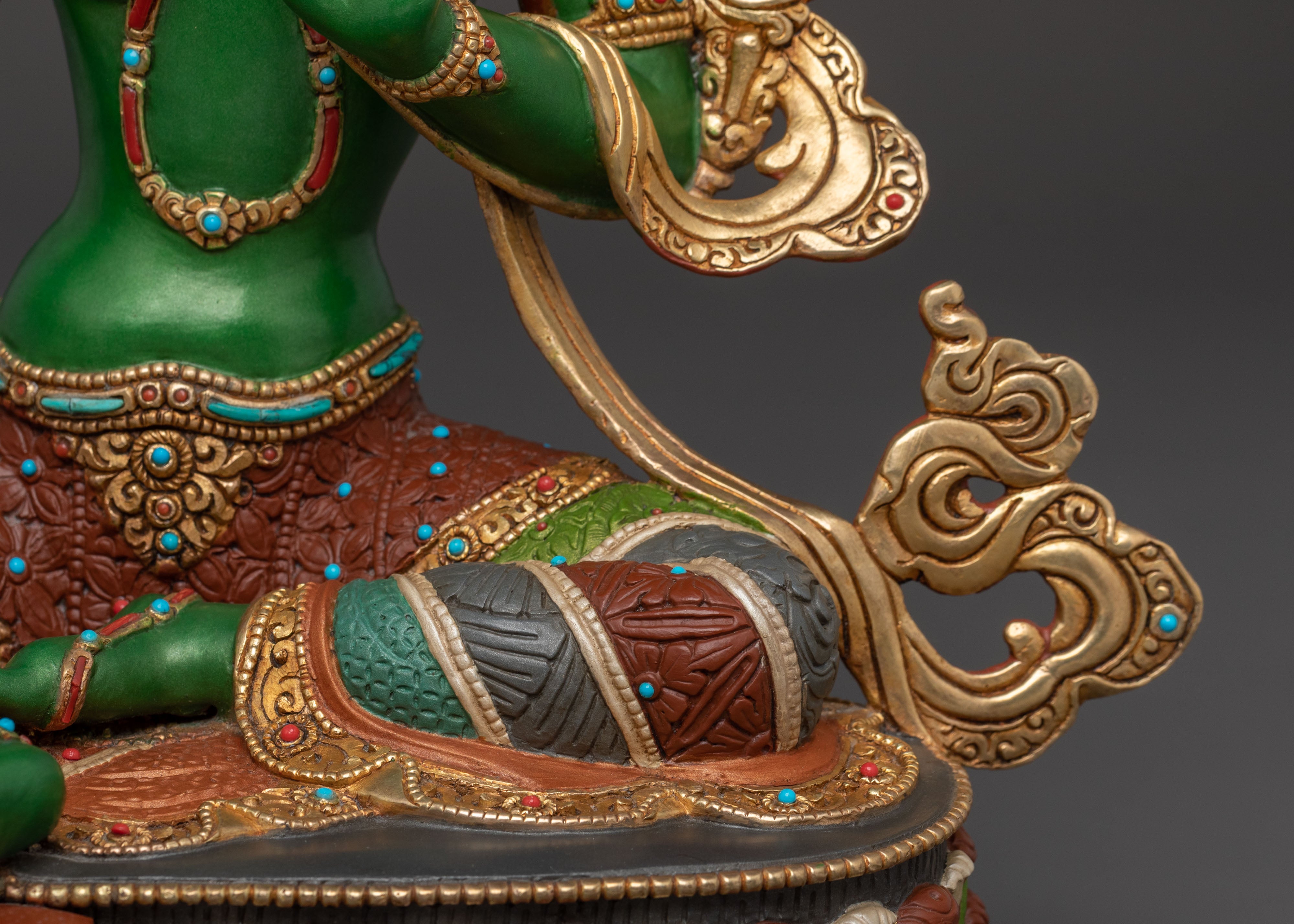 Green Tara Statue of Sacred Protection | Goddess of Compassion