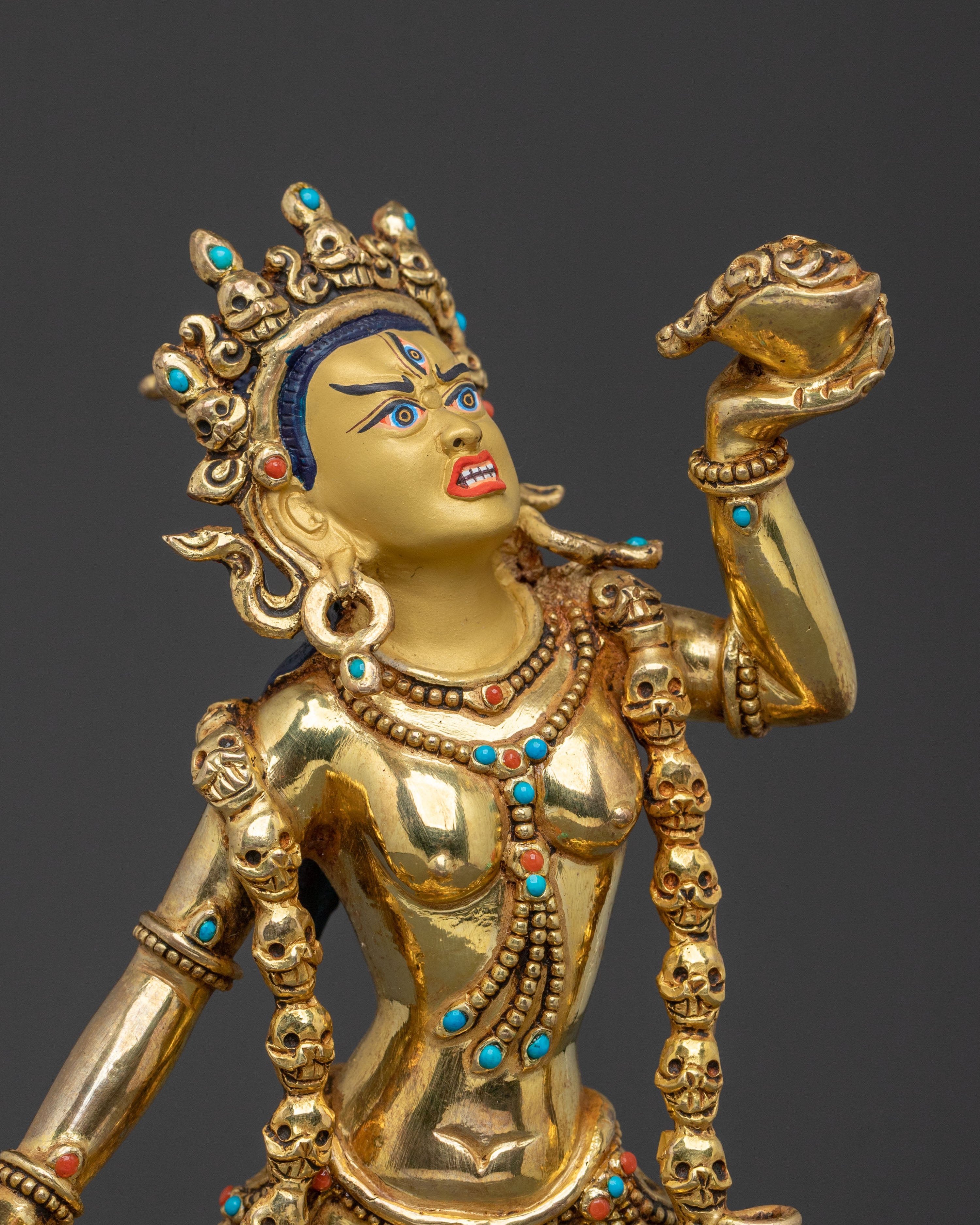 Buddhist Dakini Vajrayogini Statue | Wrathful Dakini of Enlightened Wisdom