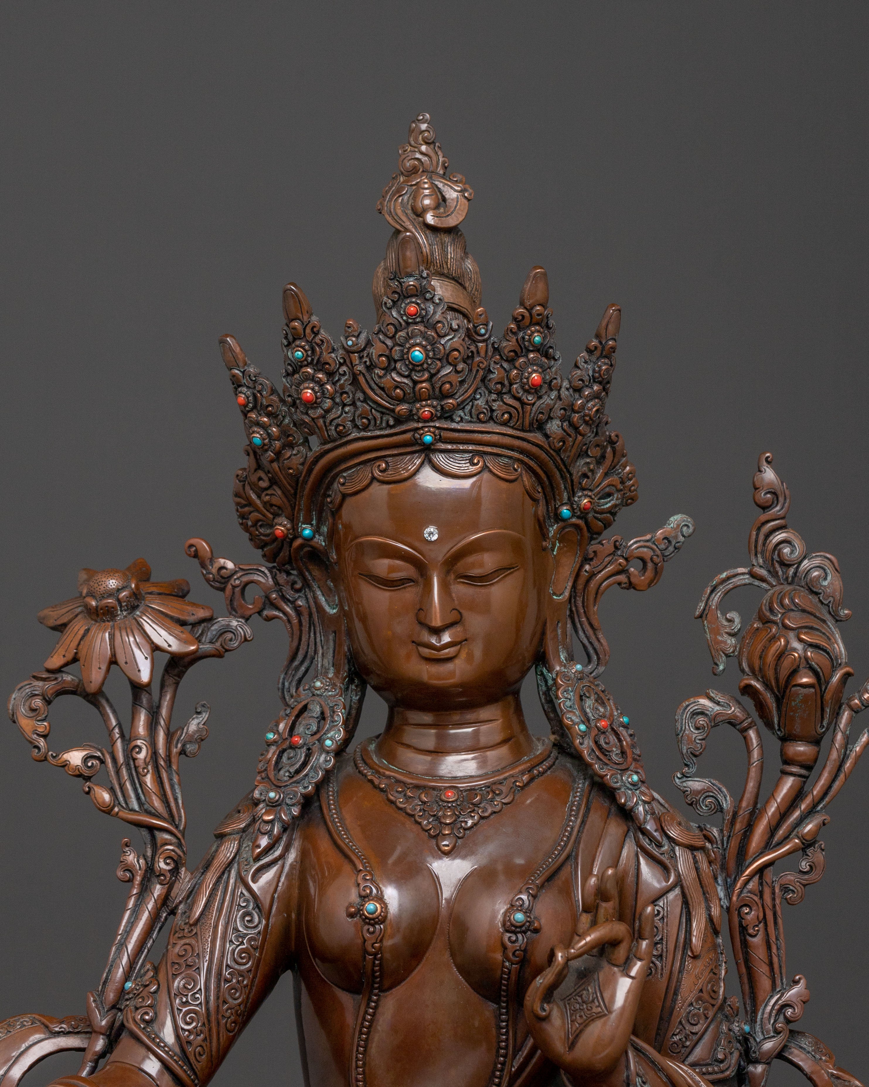 Swift Savior Goddess Green Tara Statue | A Symbol of Compassion
