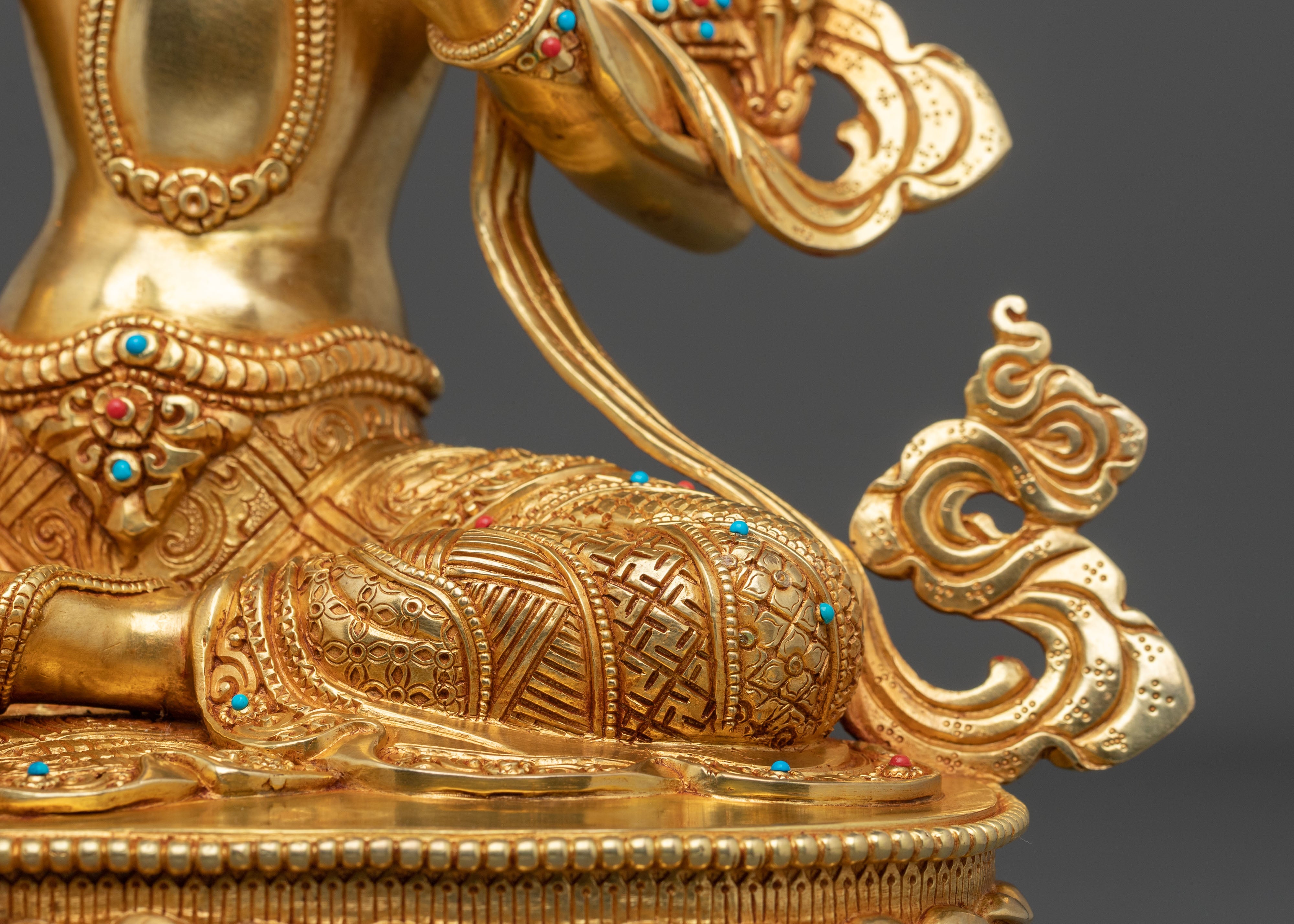 Handmade Green Tara Himalayan Sculpture | Tibetan Protector