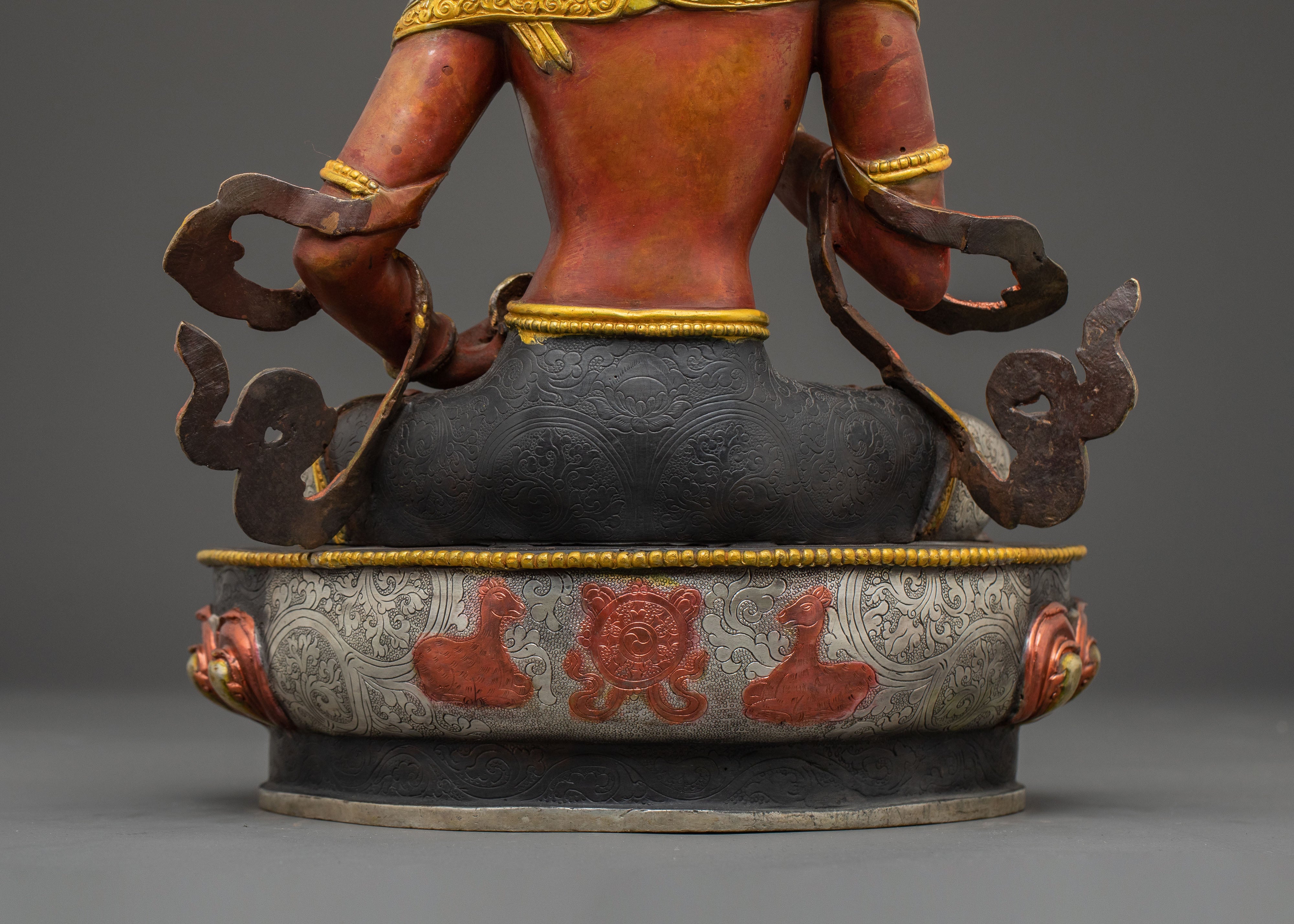 Vajrasattva Handcrafted Sacred Statue: Pure Radiance