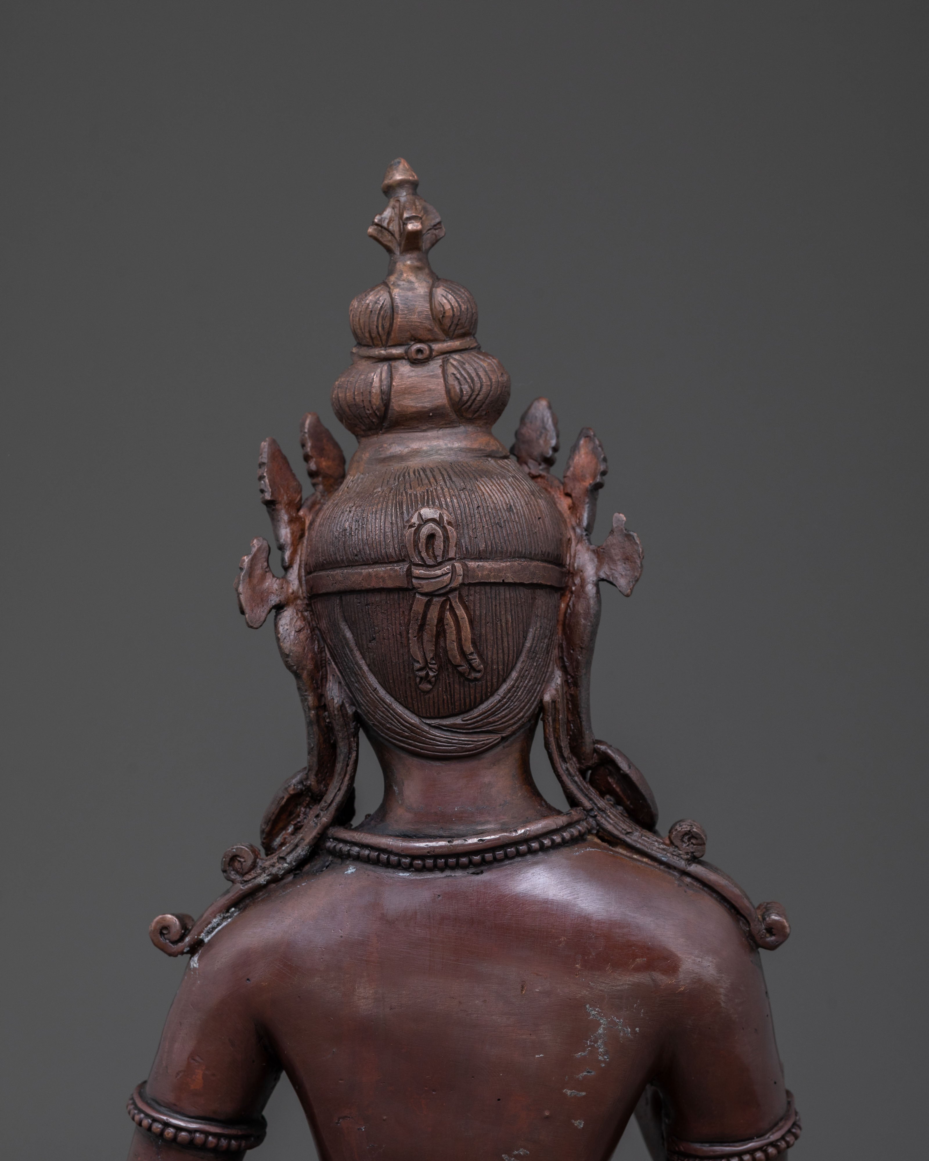 Vajrasattva Sacred Sculpture: Handcrafted Devotion
