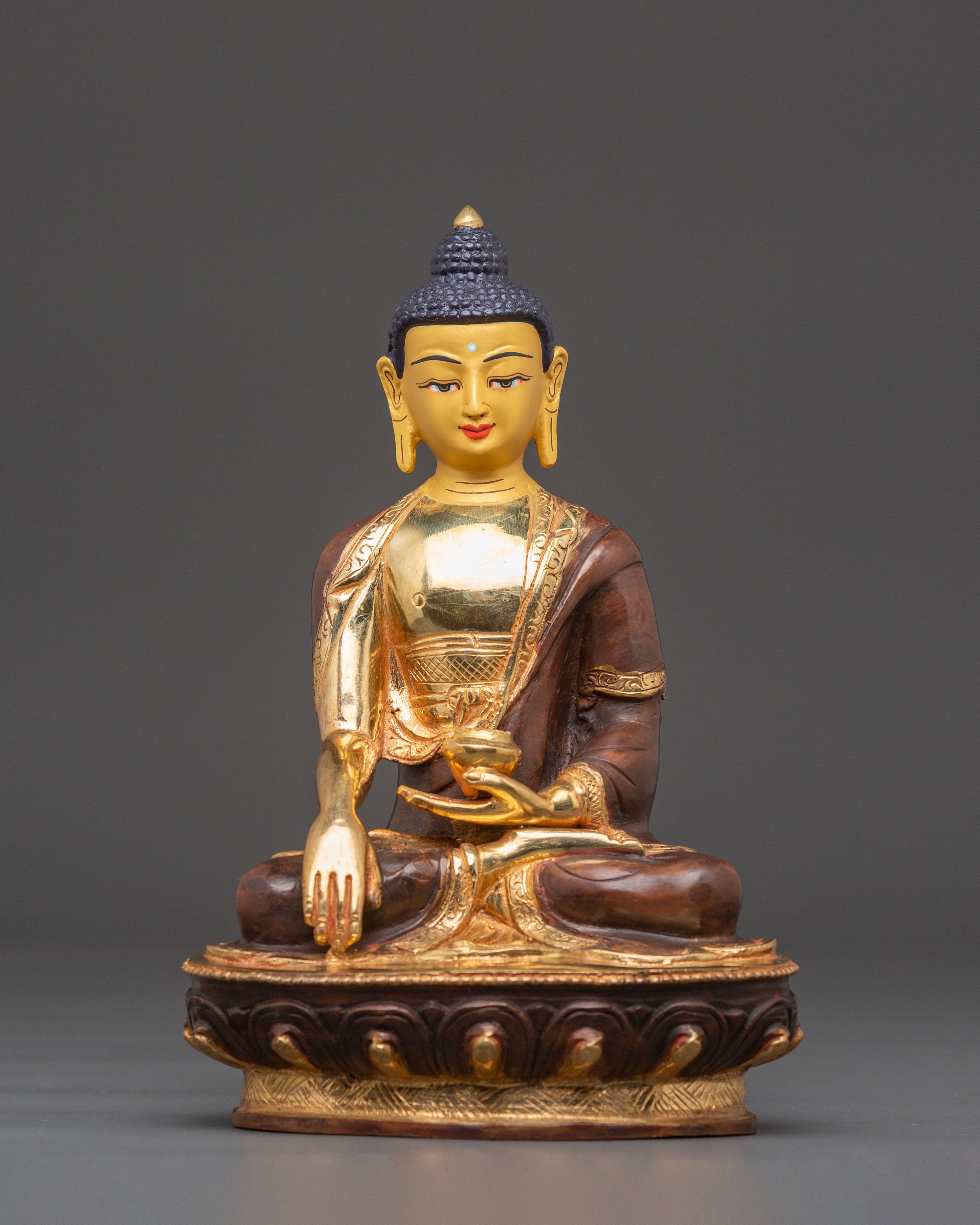 Shakyamuni Buddha Statue: Meditation and Mantra Practice | Copper Sculpture