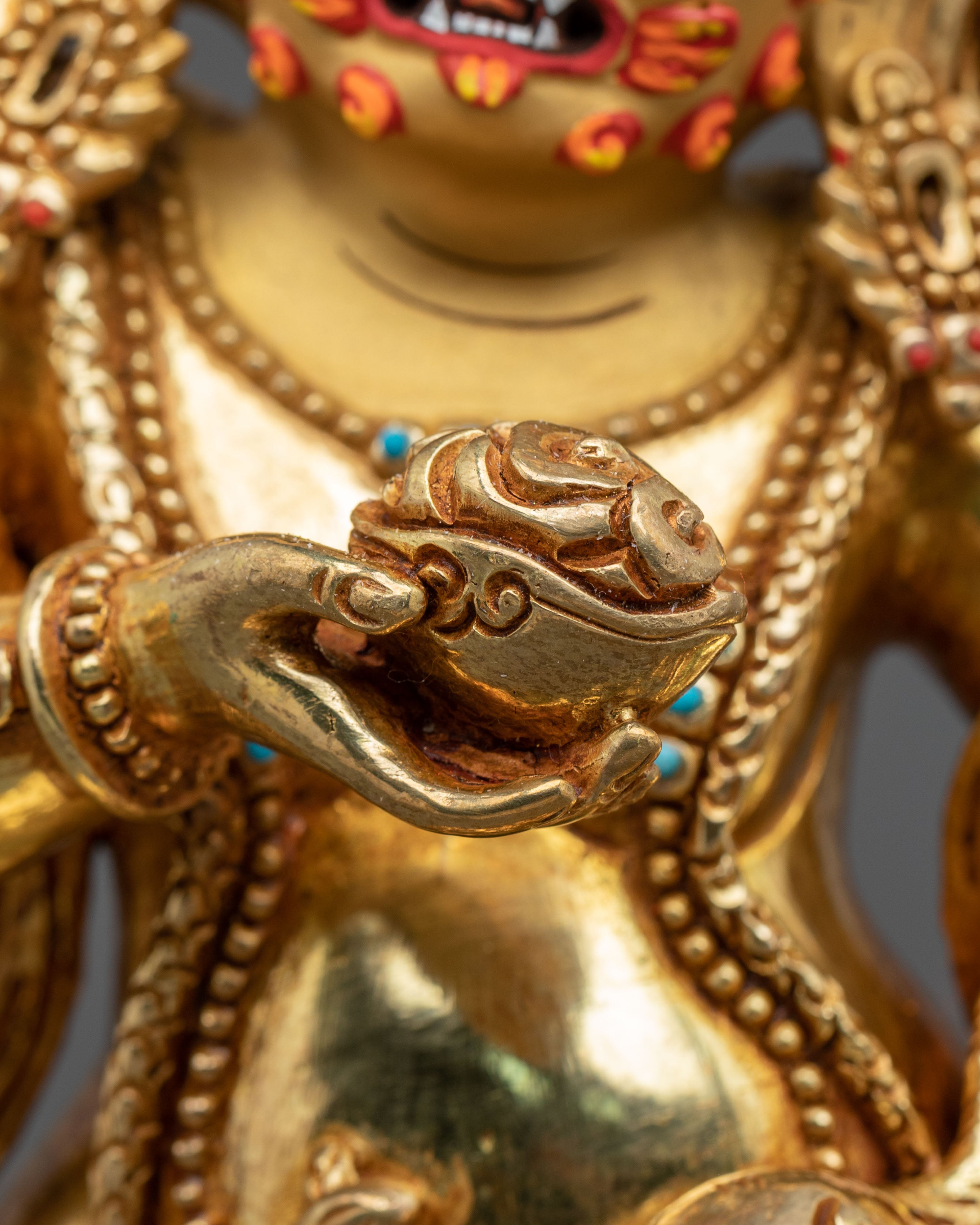 Black Dzambhala Statue | Sacred Buddhist Protector