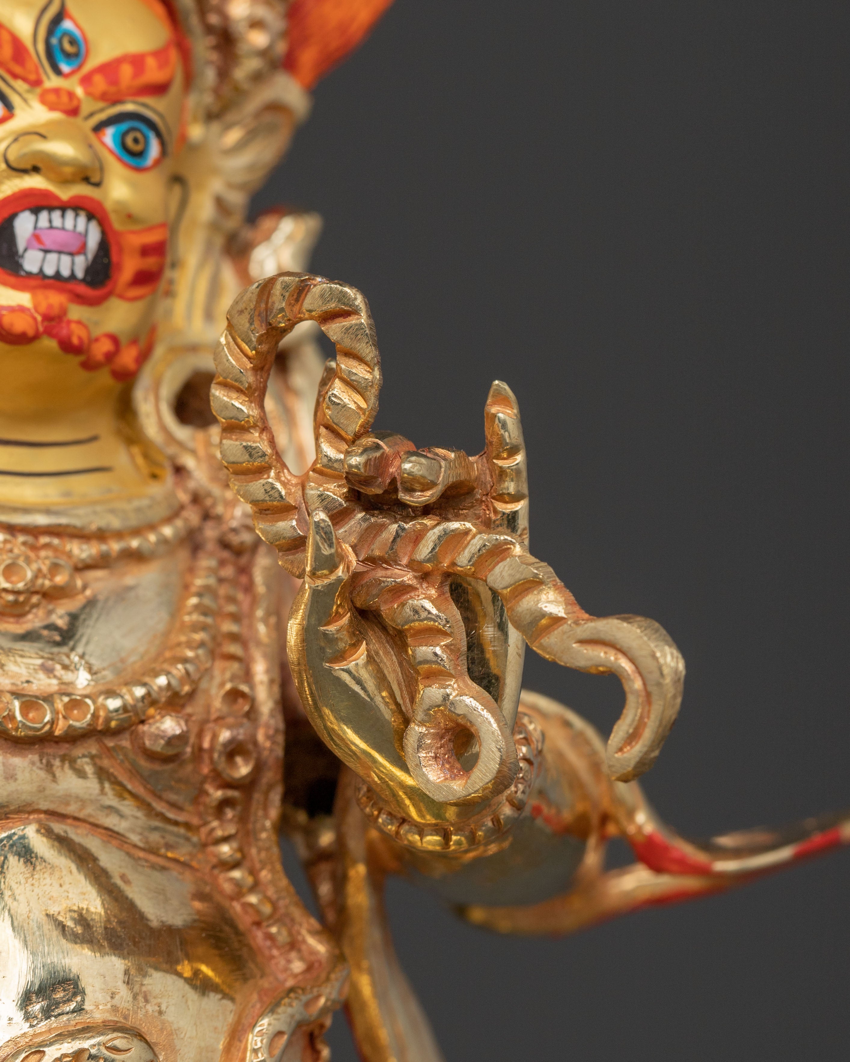 Handcrafted Vajrapani Sculpture | Wrathful Protector