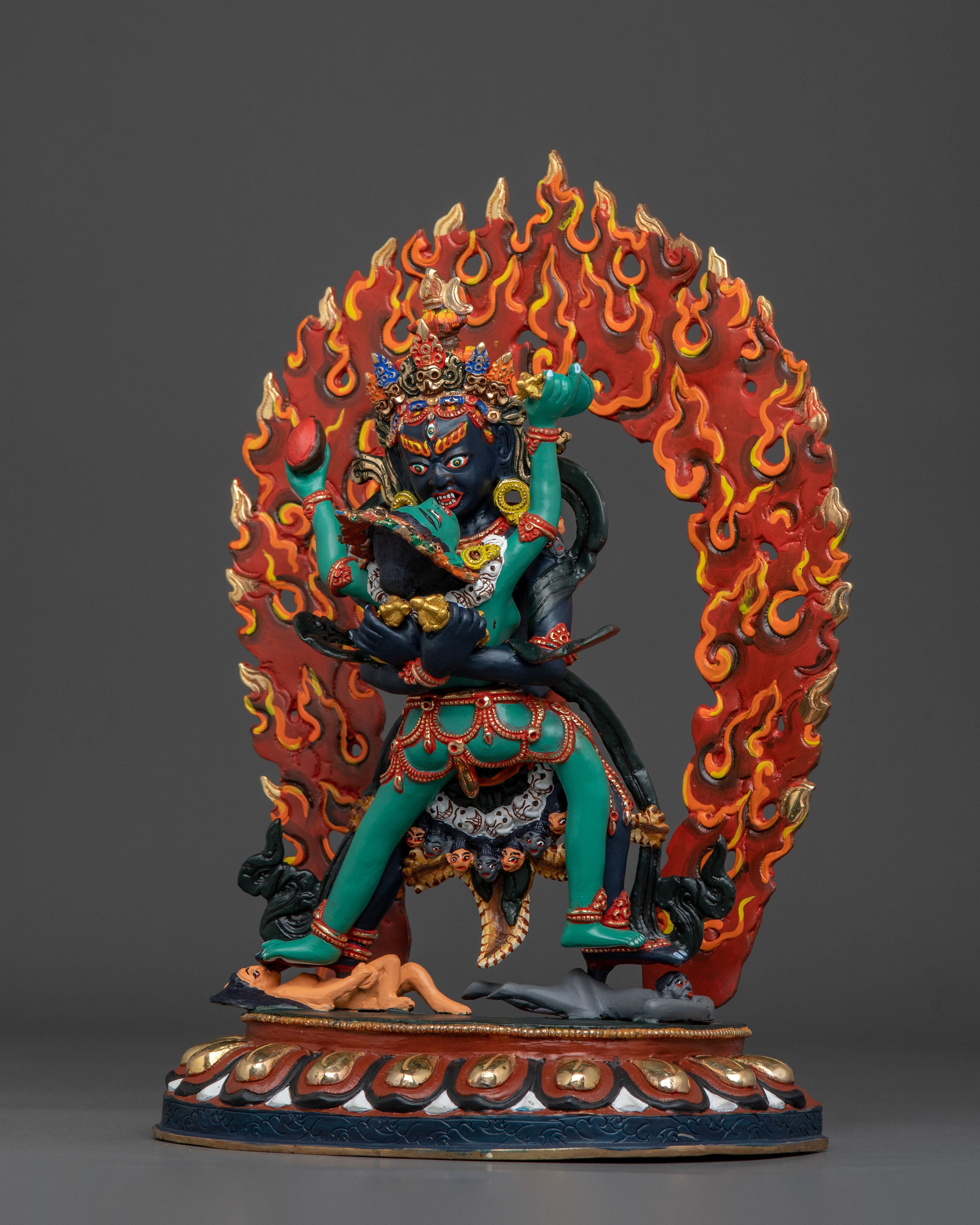 Kalachakra Sacred Sculpture with Consort | Home Decor