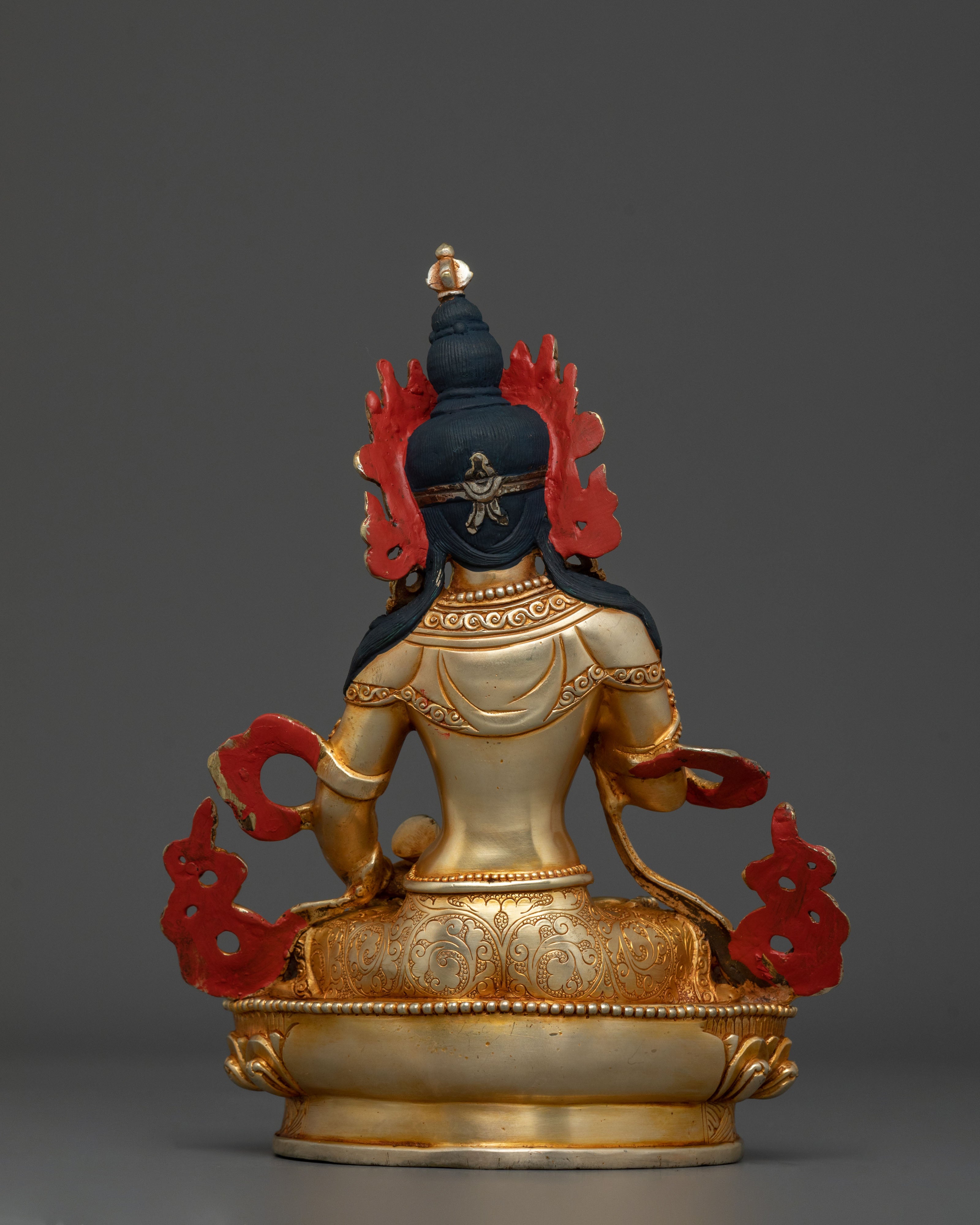 Vajrasattva Statue | 24K Gold Gilded Sacred Figurine