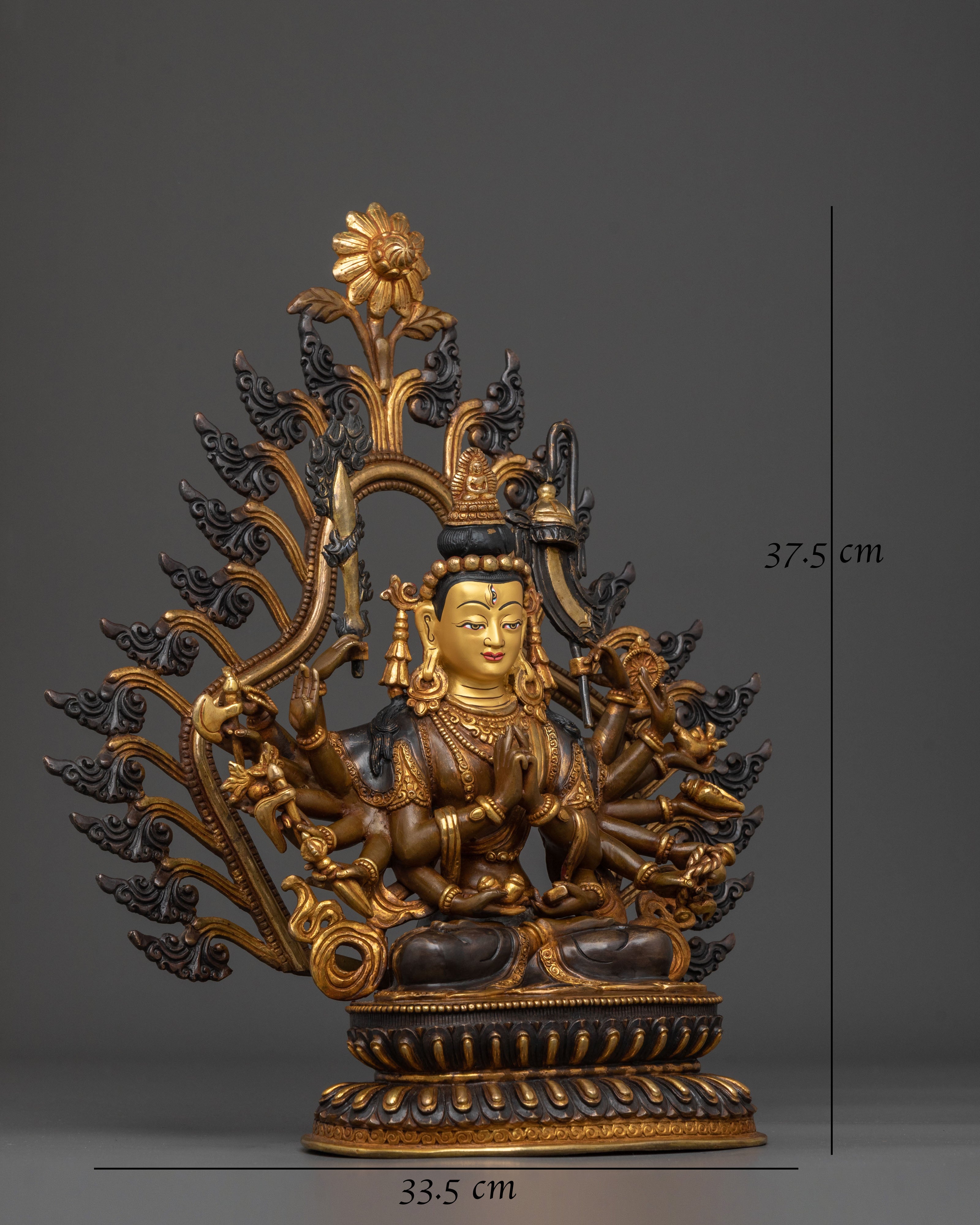 Hand-Carved Chundi Statue | Home Decor