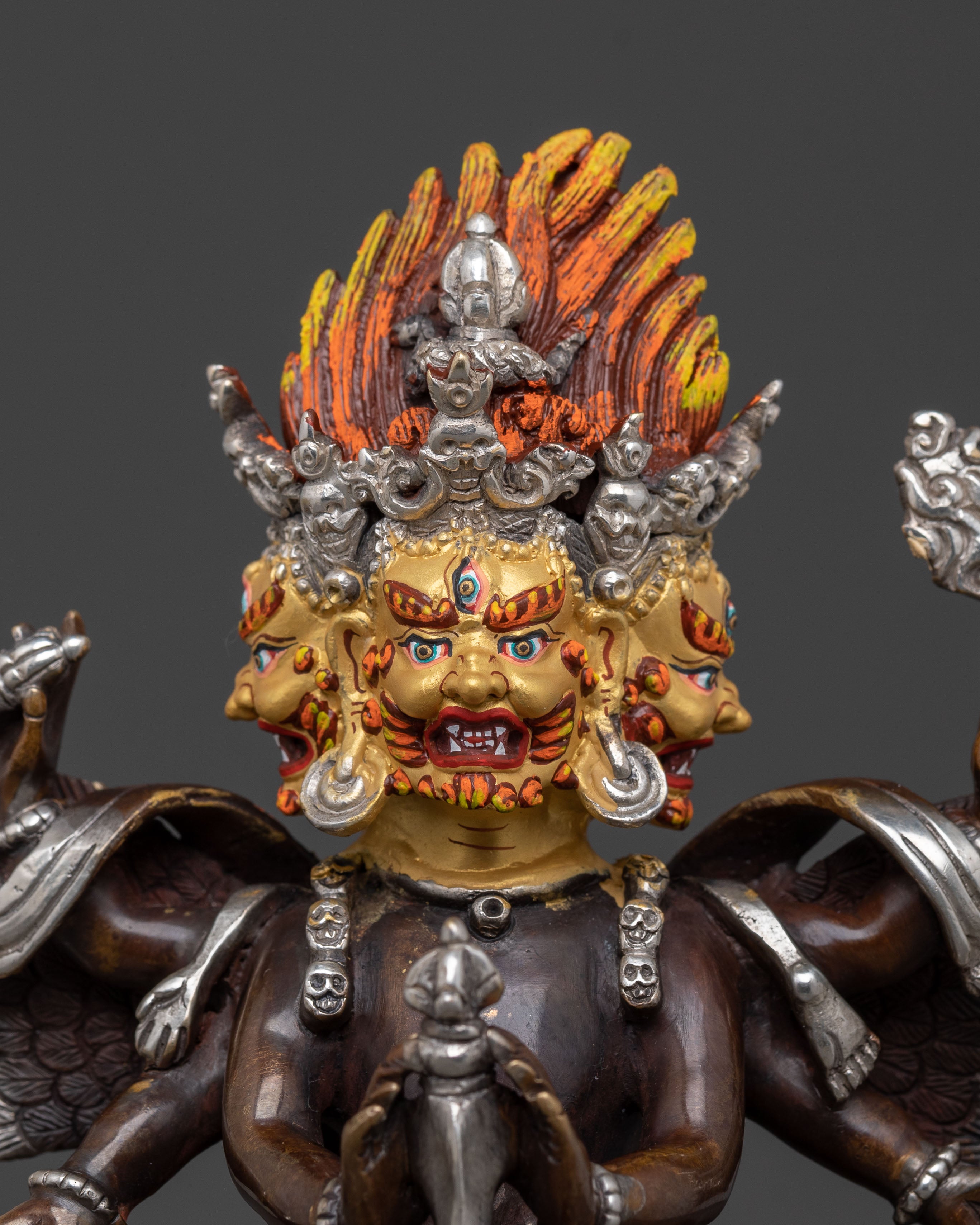 Vajrakilaya Spiritual Statue | Fierce Deity of Transformation