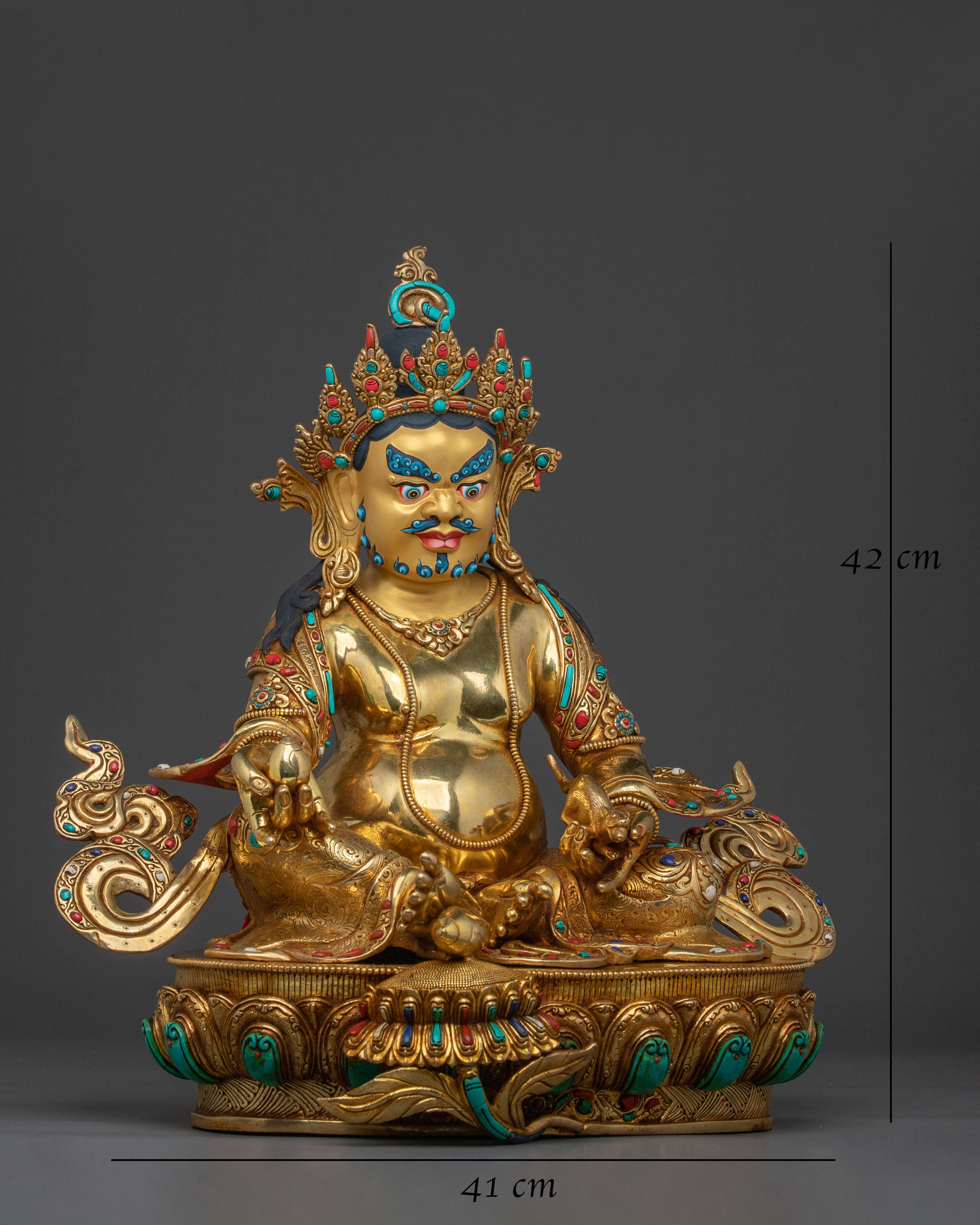 Dzambhala Sacred Statue | Symbol of Prosperity