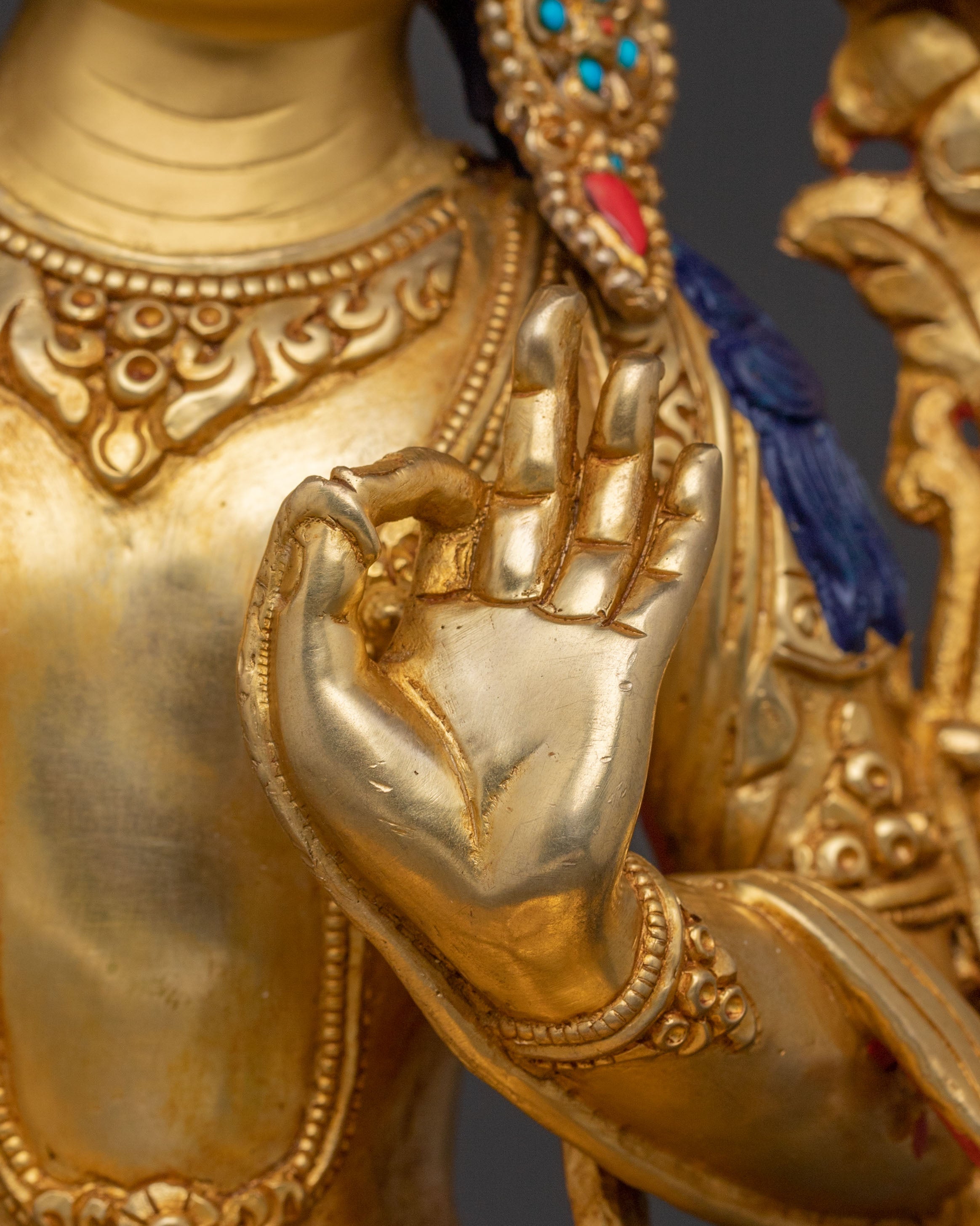 Bodhisattva Manjushri Statue of Wisdom | Sacred Meditation Home Decor