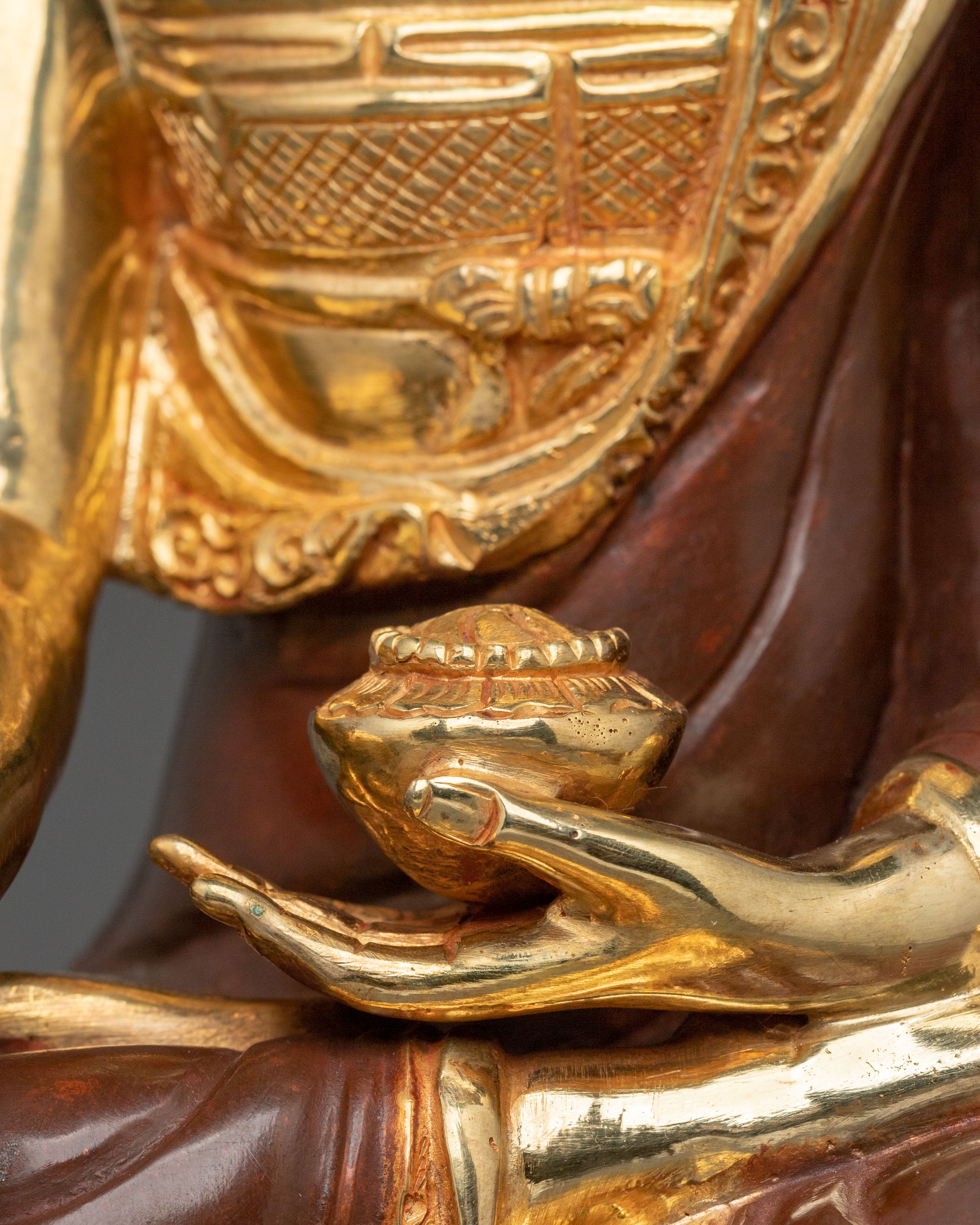Handcrafted Shakyamuni Buddha Vajrayana Sculpture