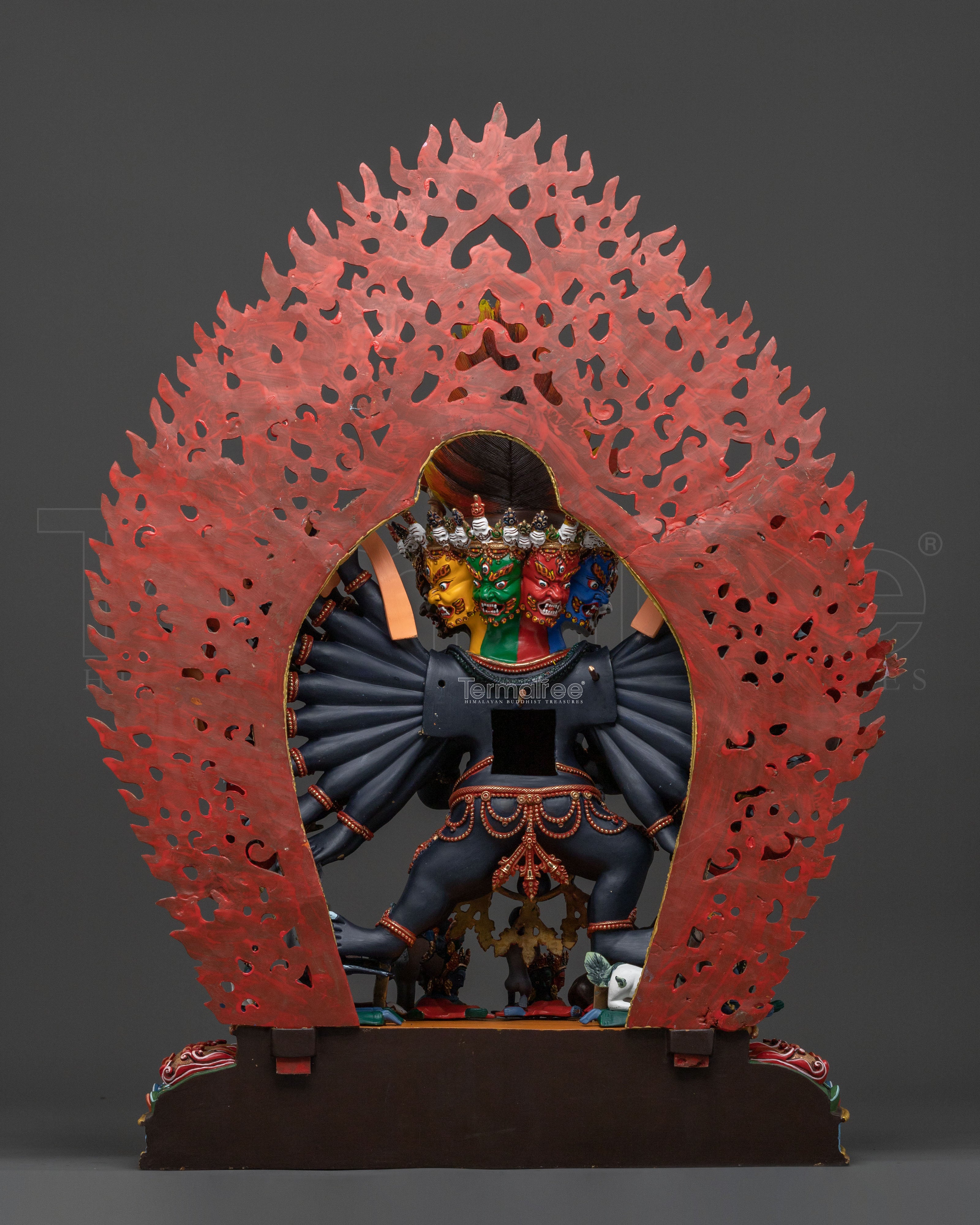 Meditation Deity Yamantaka Statue | Wrathful Buddha of Wisdom