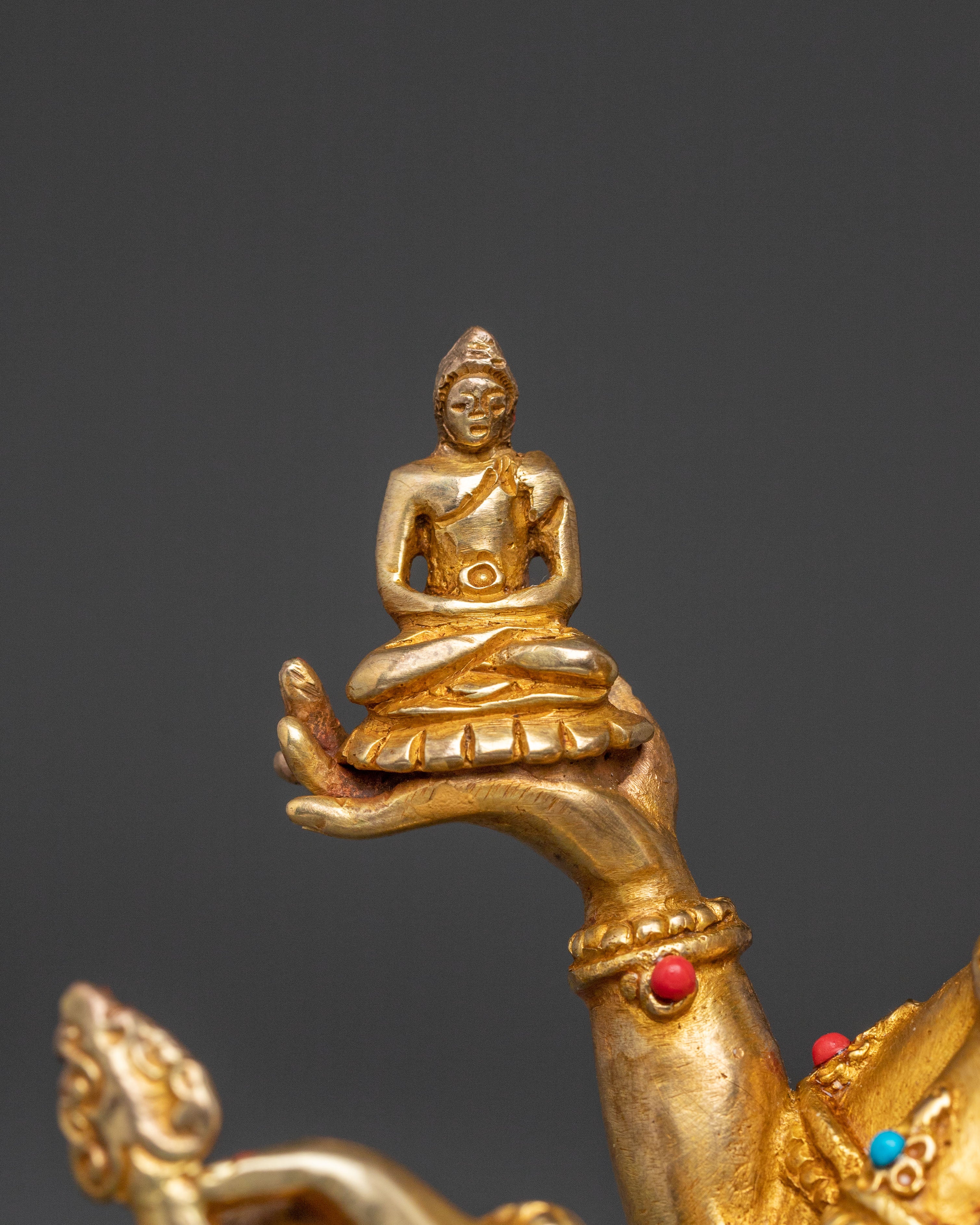Namgyalma 24k Gold Gilded Statue| Enlightened Icon