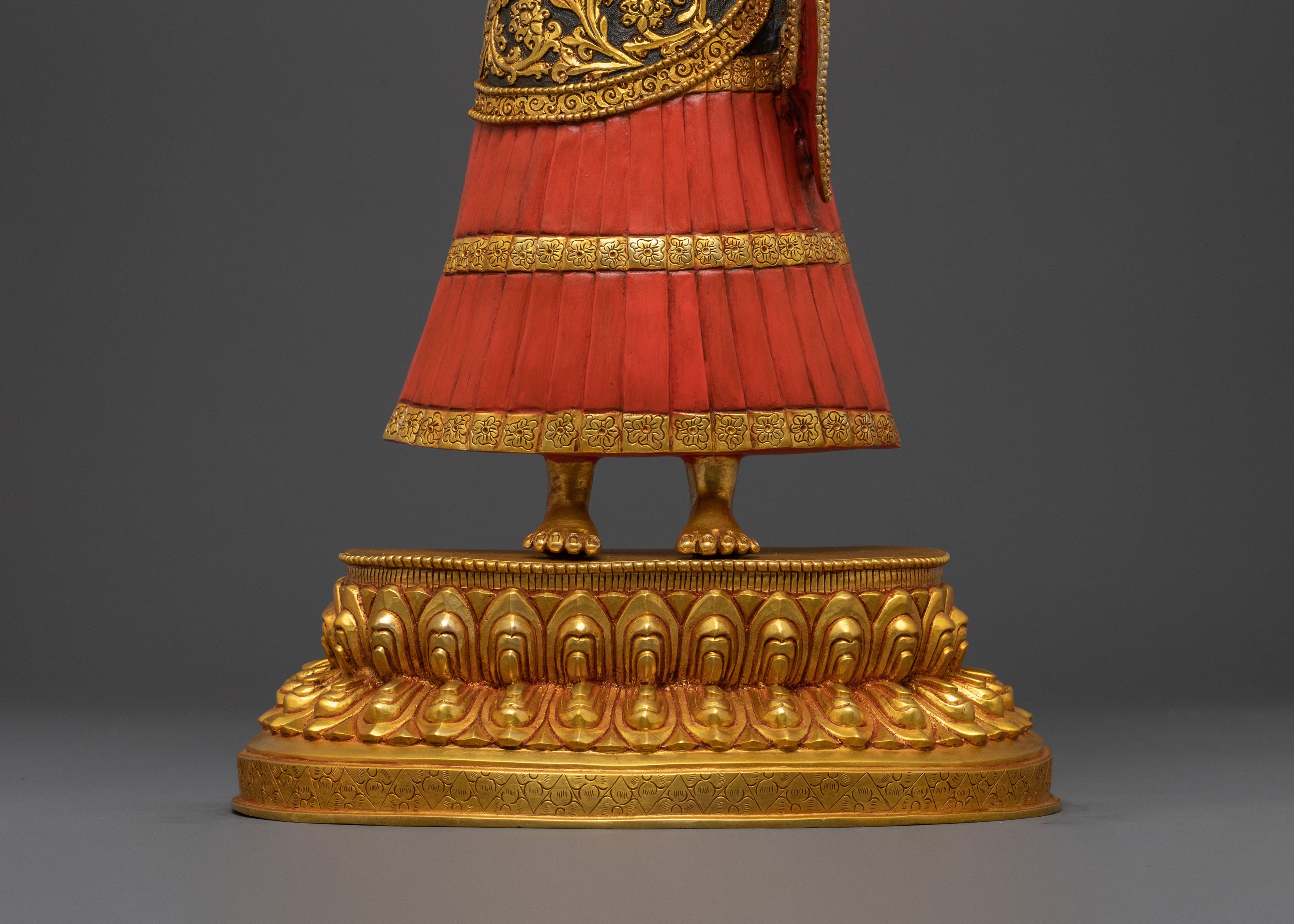 Dipankara Buddha Spiritual Golden Statue: Radiant Grace