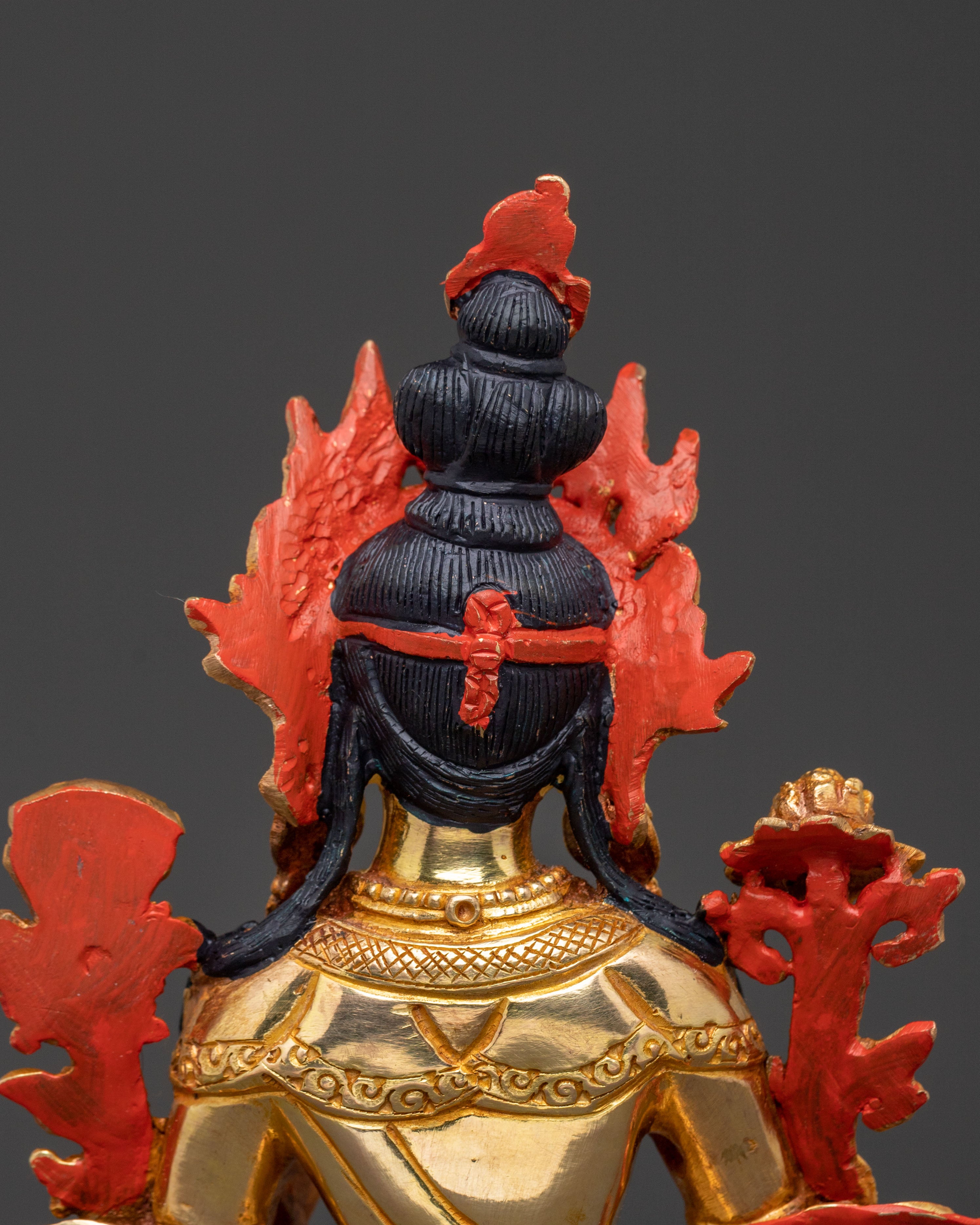 Green Tara Golden Statue: Divine Grace