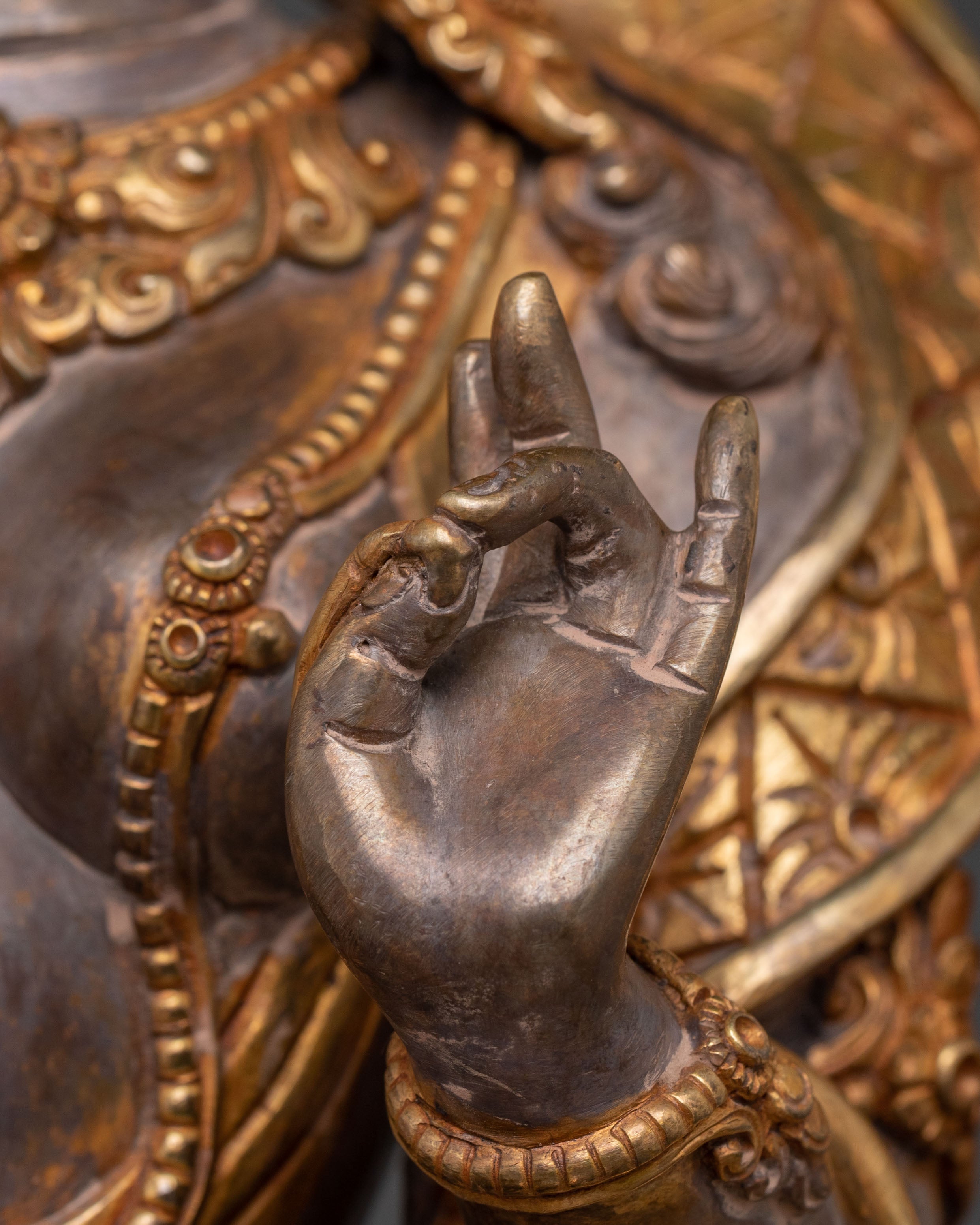 Handcrafted Green Tara Protection Statue