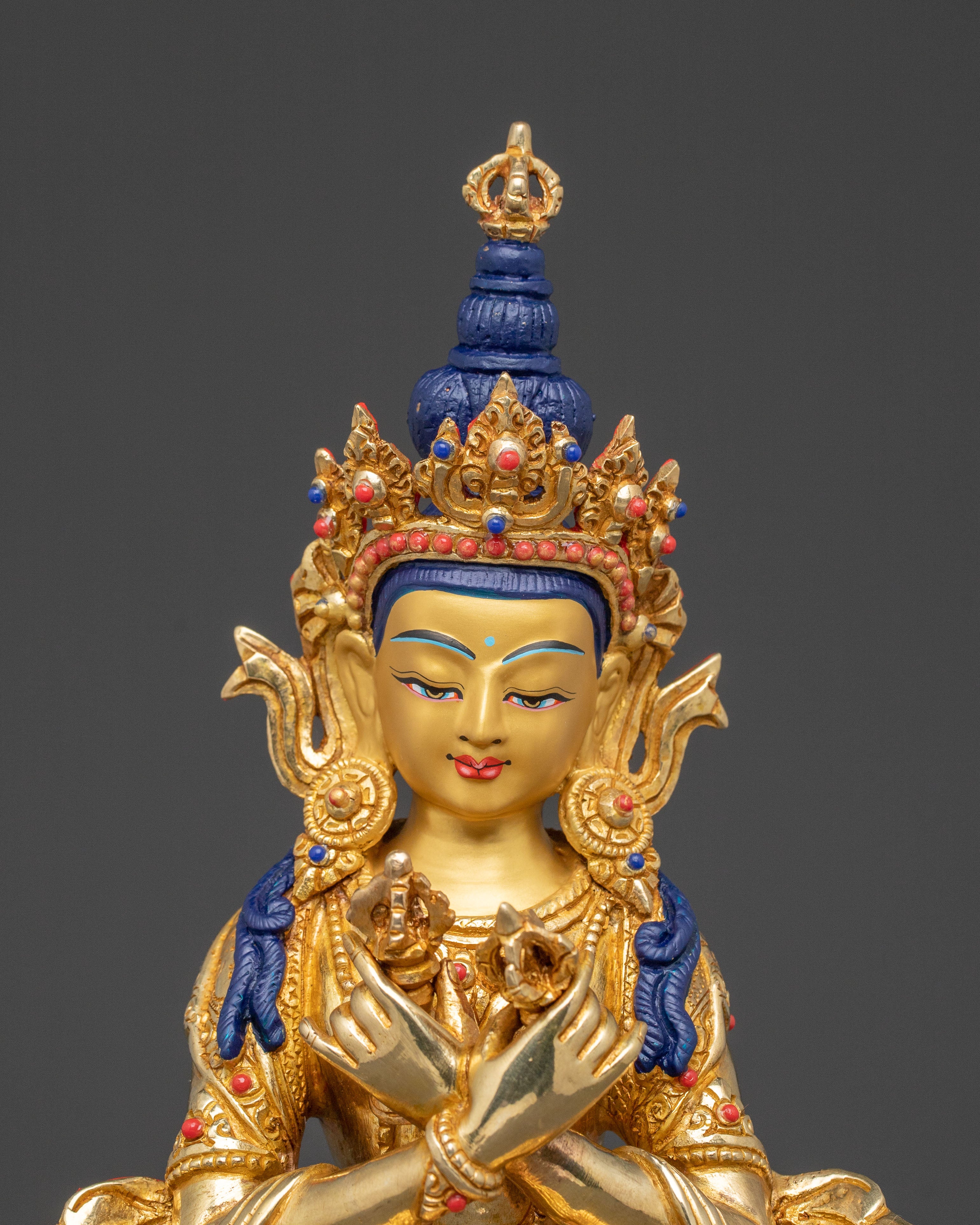 Golden Statue of Primordial Buddha Vajradhara