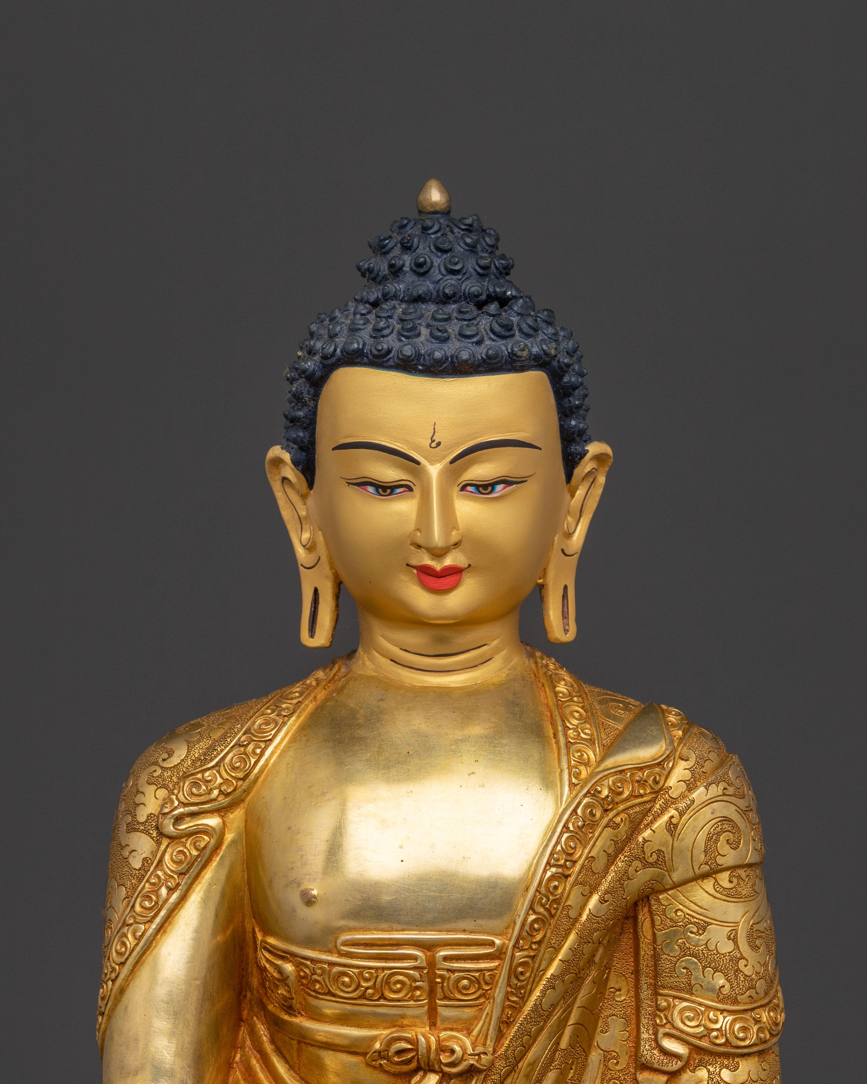 Shakyamuni Buddha Golden Statue | Peaceful Presence