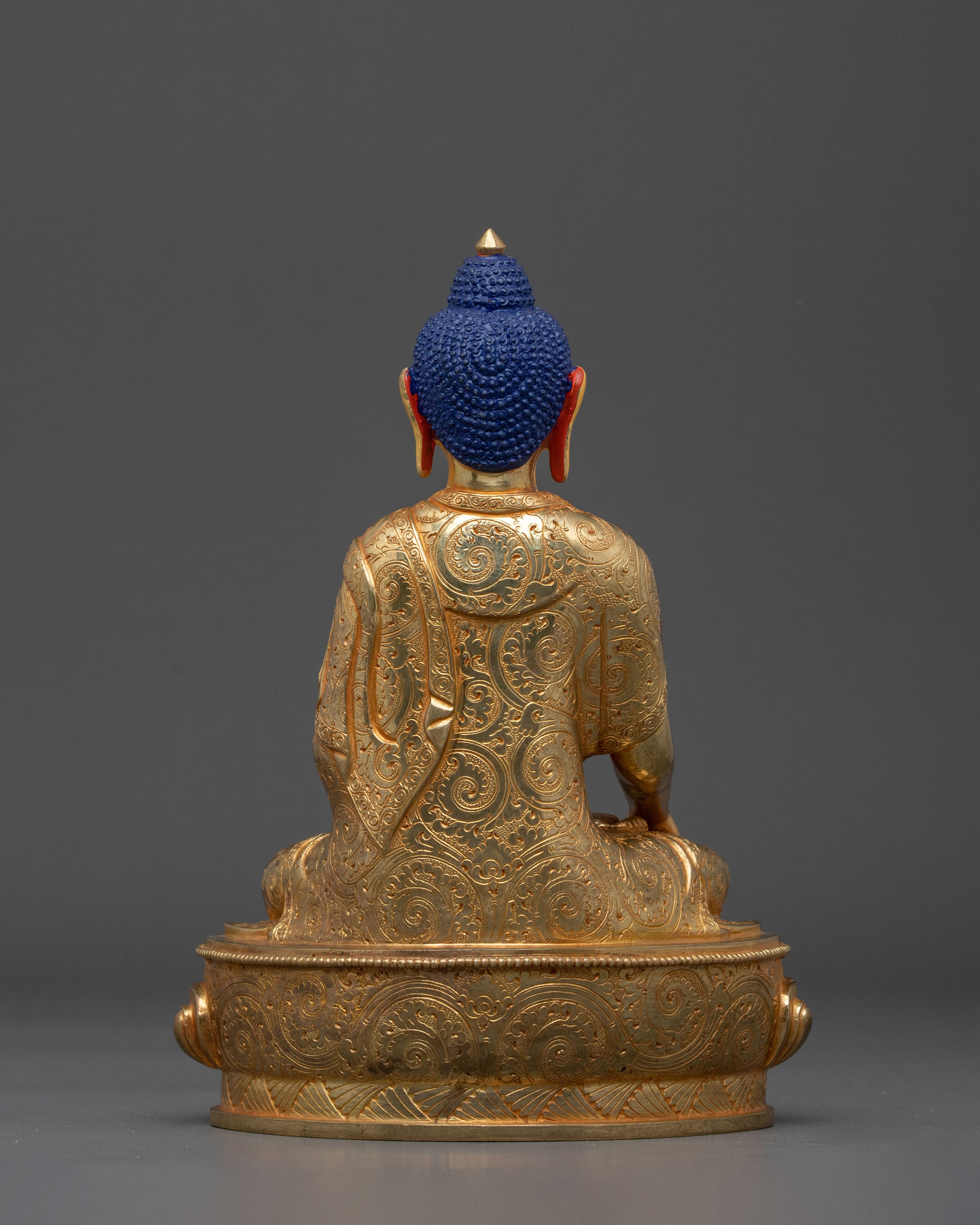 Buddhist Altar Decor Shakyamuni Sacred Statue