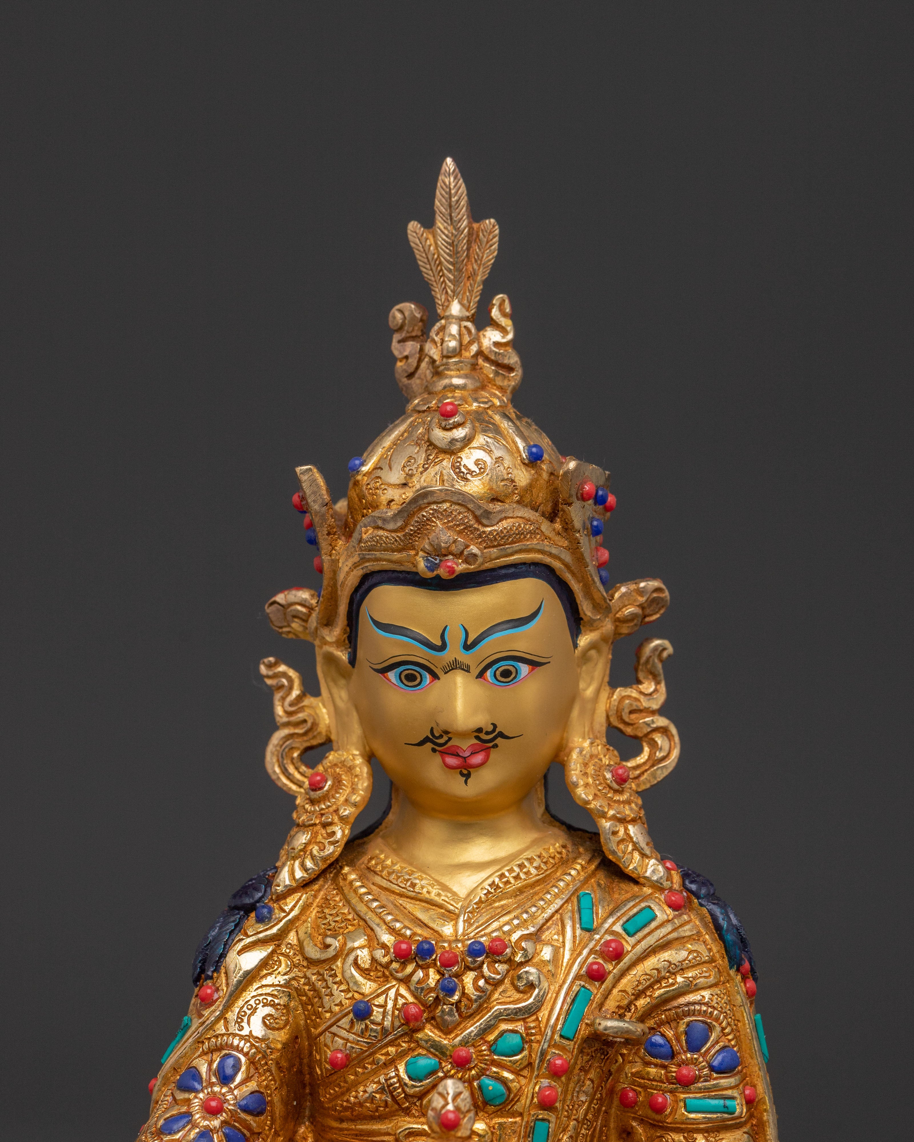 Handcrafted Guru Rinpoche Statue | Sacred Teacher