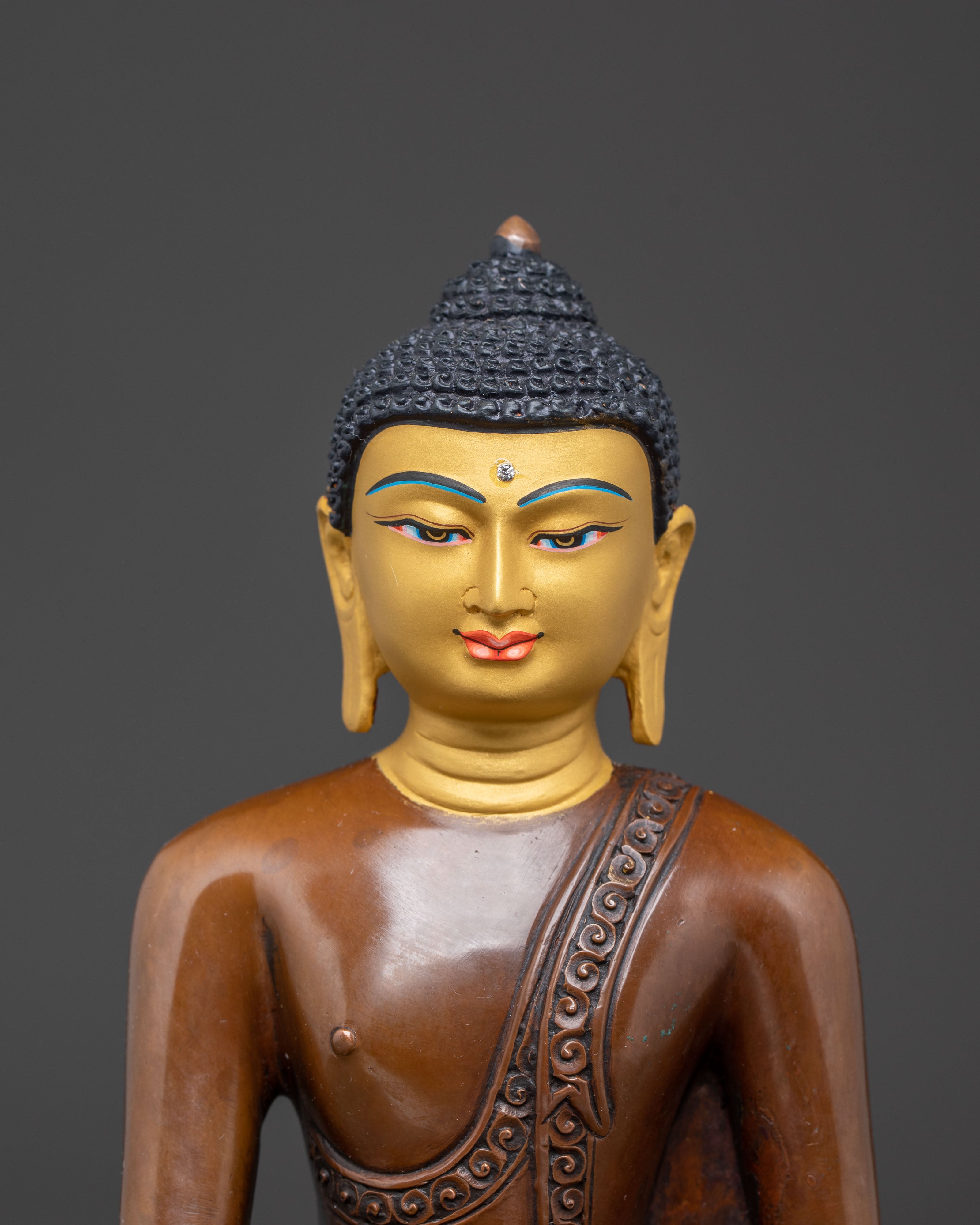 Sacred Copper Statue of Gautama Buddha | Historical Buddha
