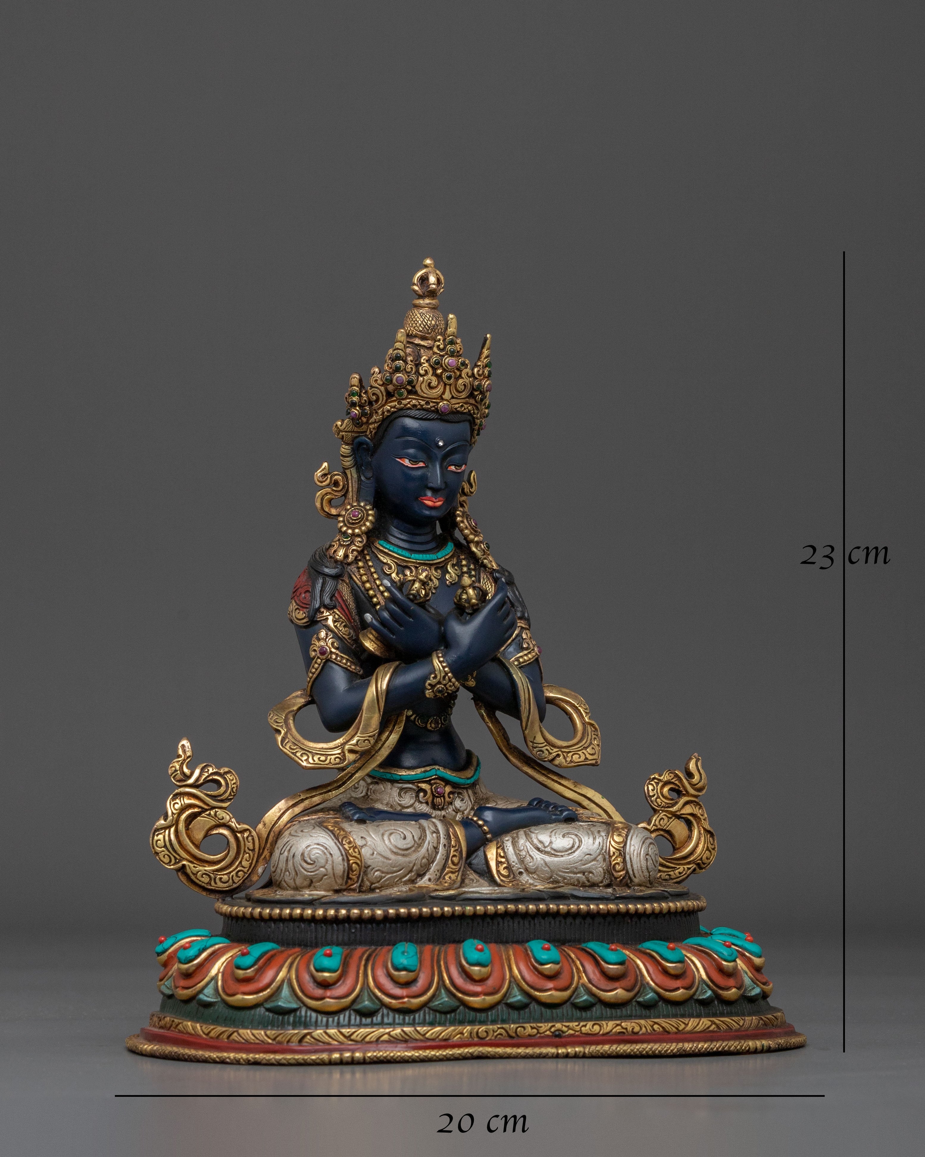 Handmade Vajradhara Buddhist Statue: Primordial Buddha