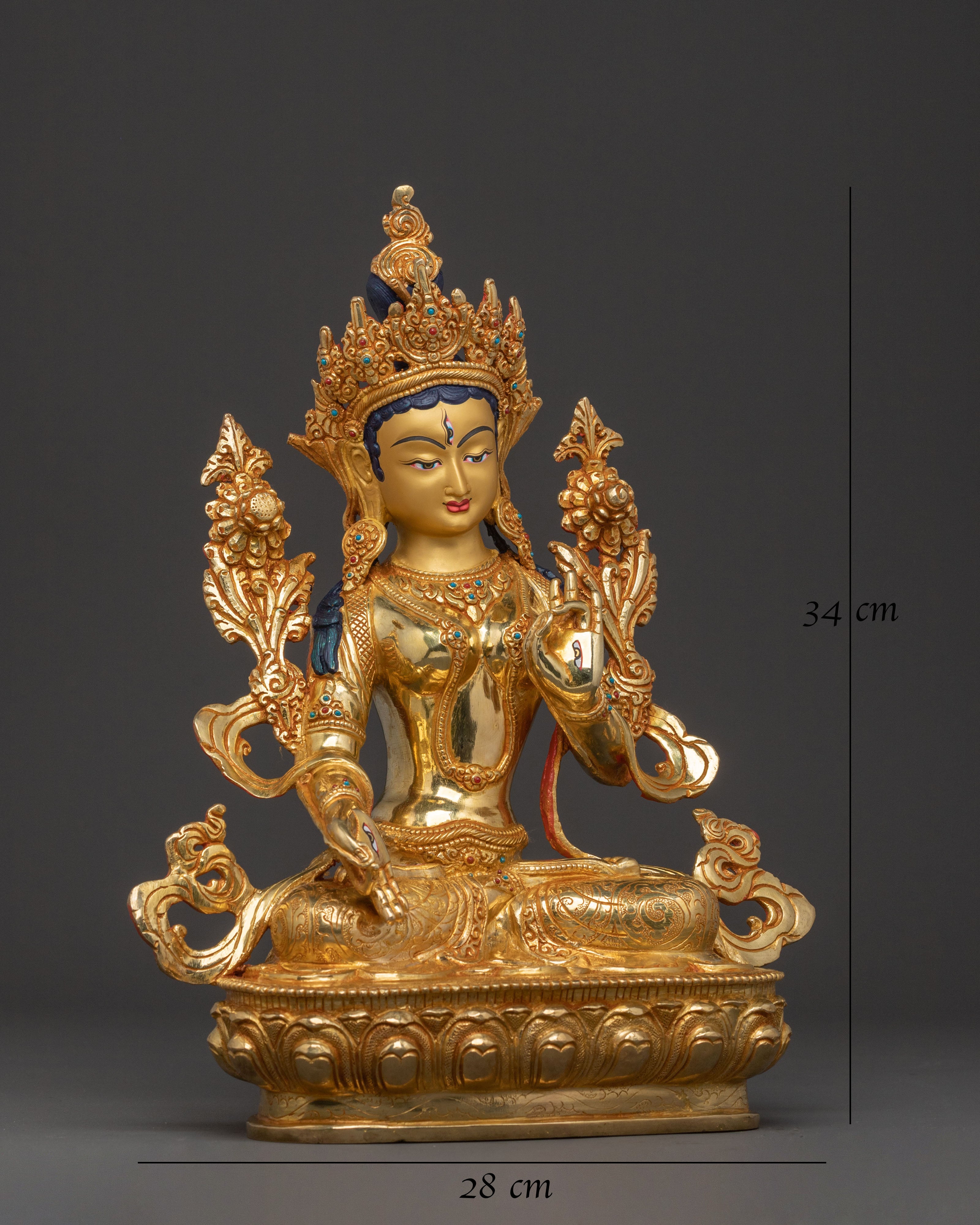 White Tara Compassion Statue | Home Decor