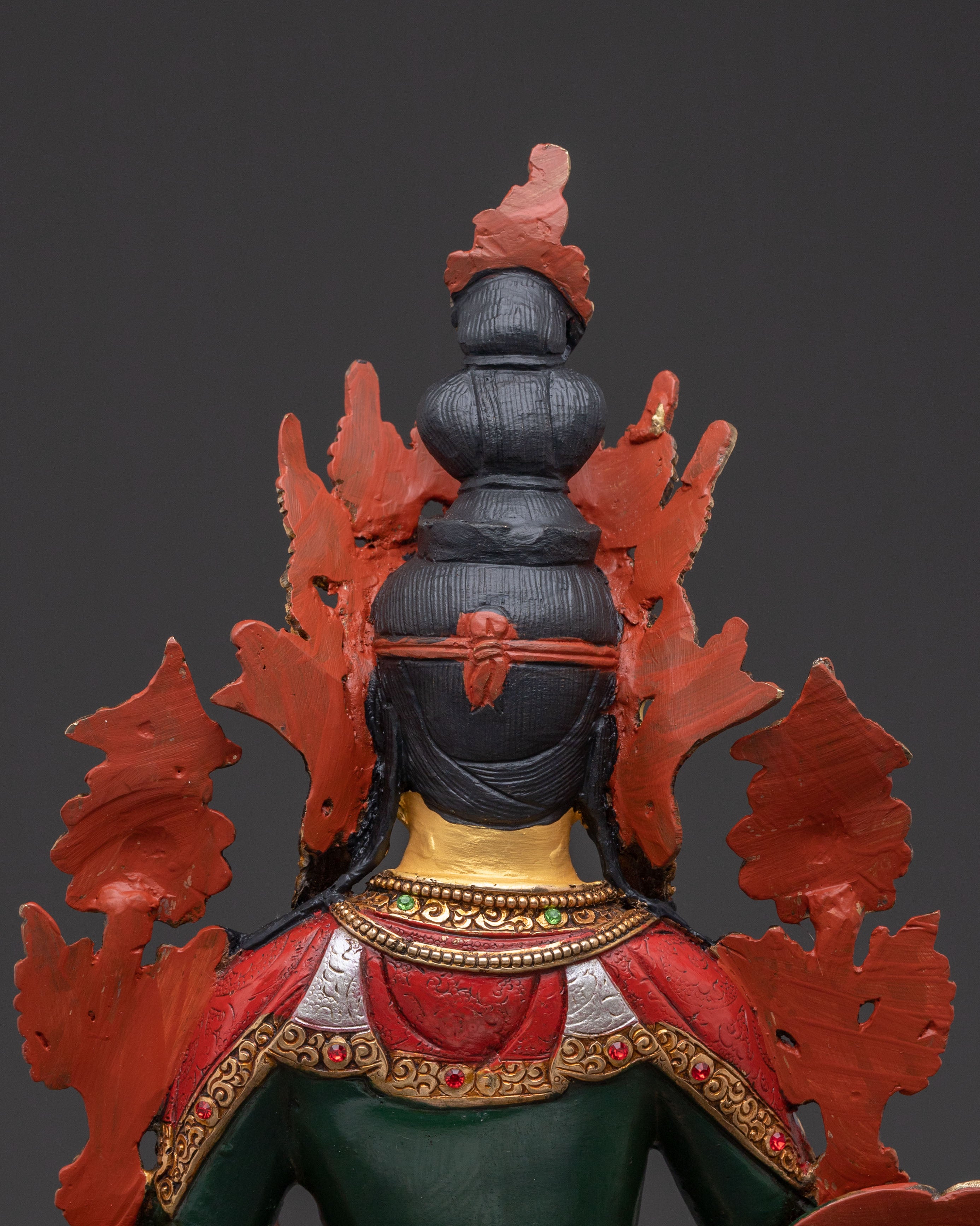 Green Tara Handcrafted Copper Statue – Radiant Devotion