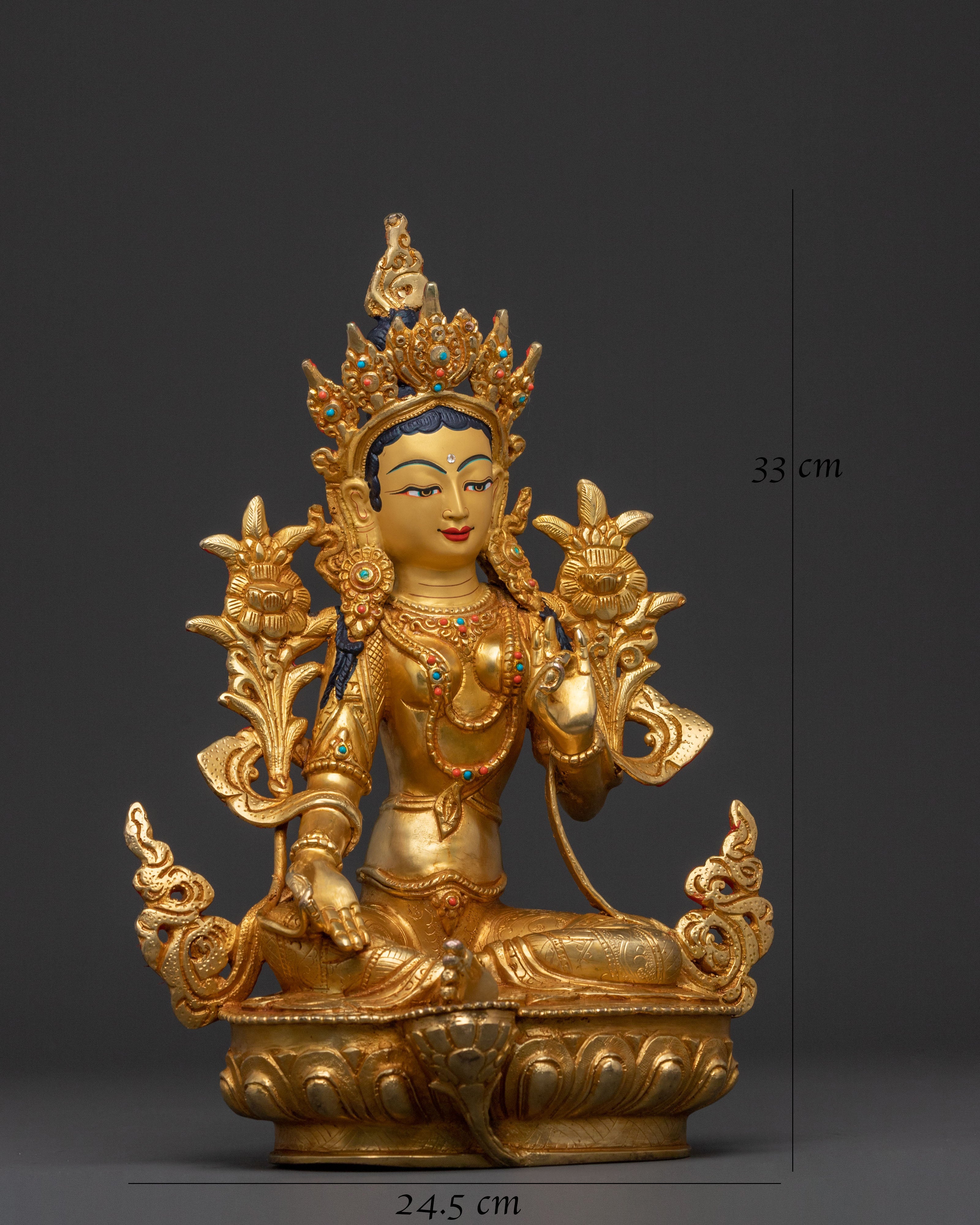 Guardian Green Tara Statue | Figure for Protection
