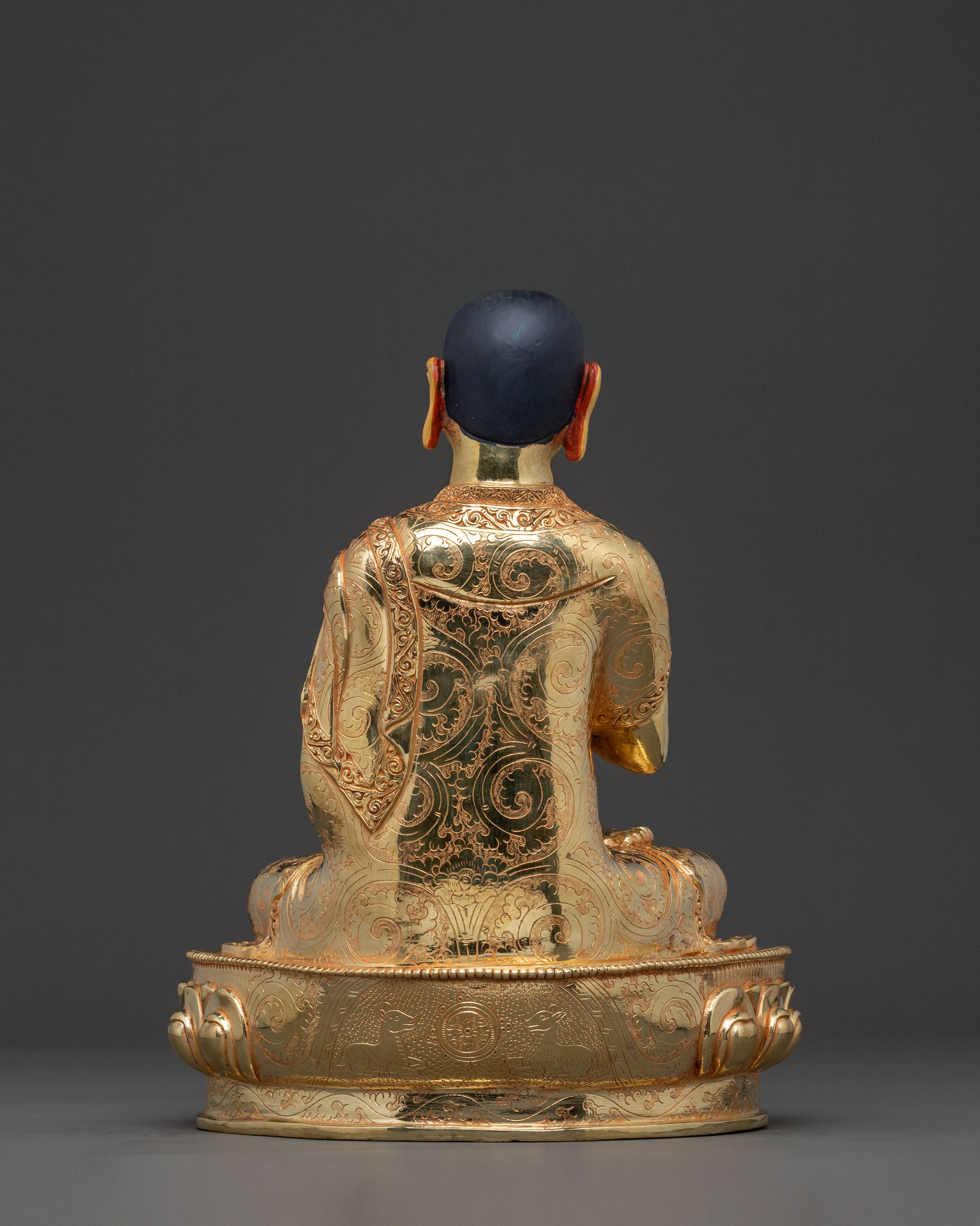 Disciples of Tsongkhapa Lineage Statue | 24k Gold Glided